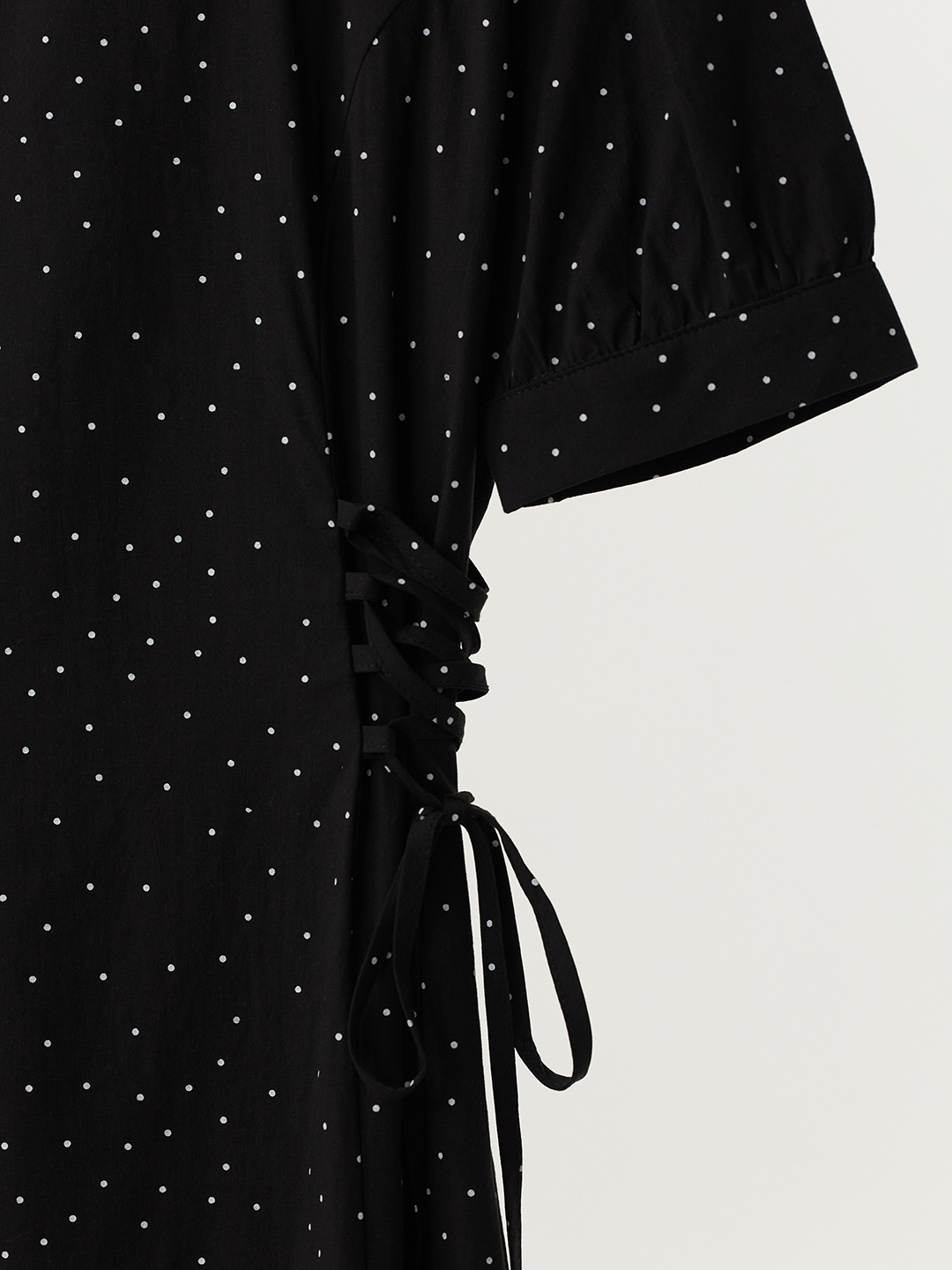 Платье черный в белый горошек  для женщин 48216-298 54