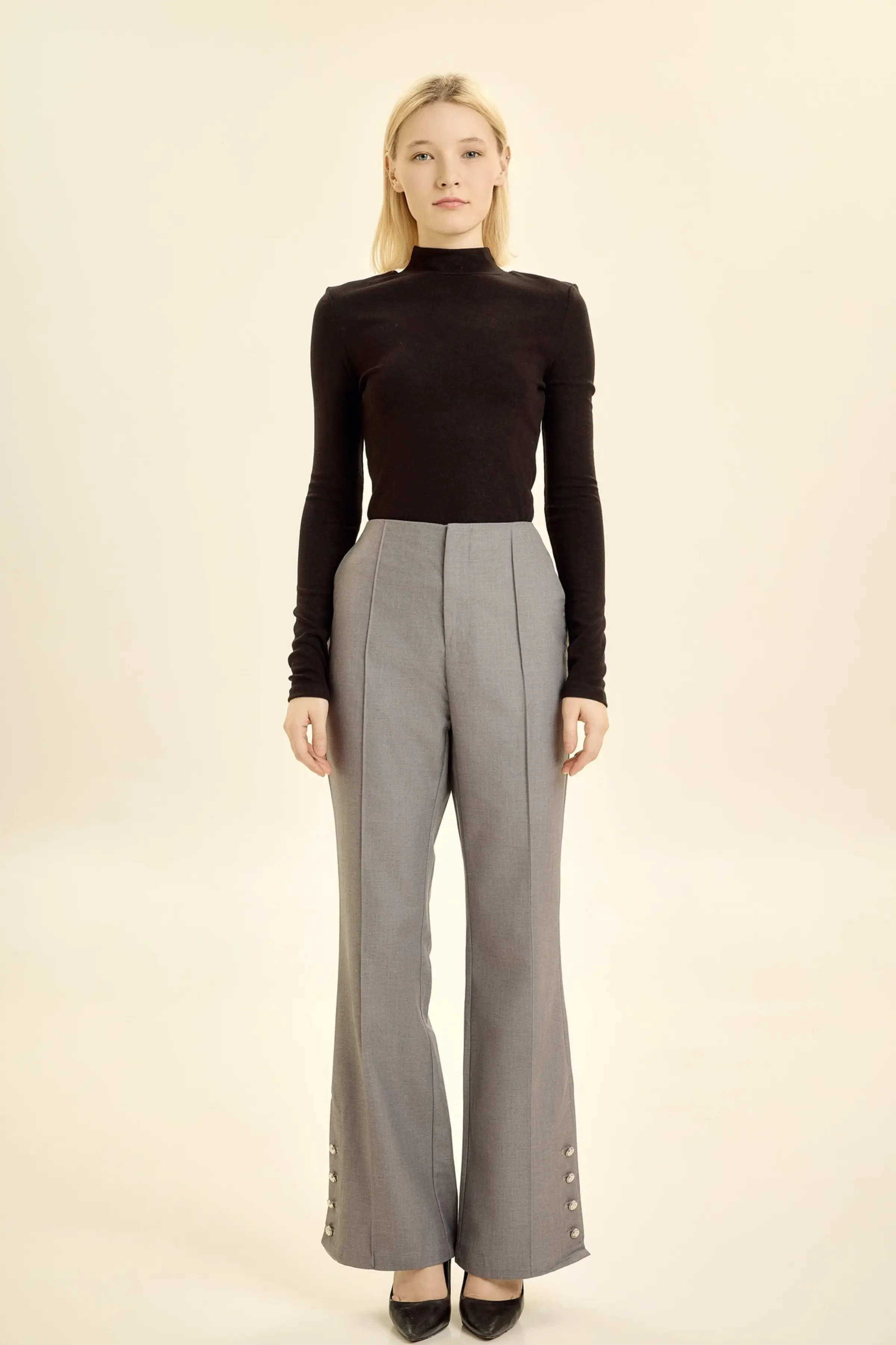 Брюки серый для женщин 46141-61 71