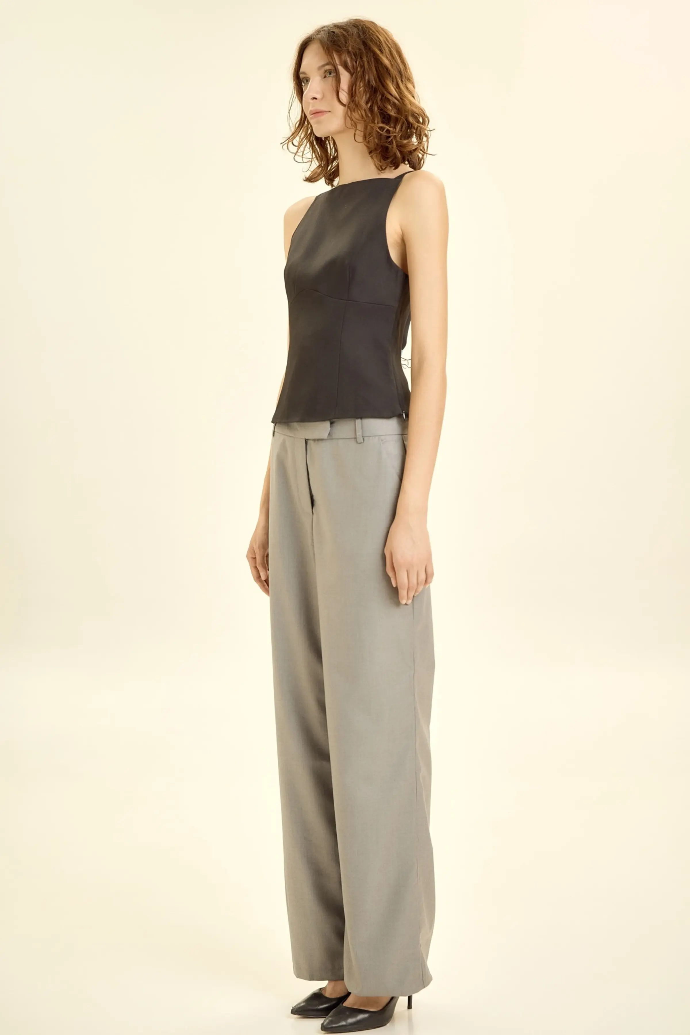 Брюки серый для женщин 46186-61 71