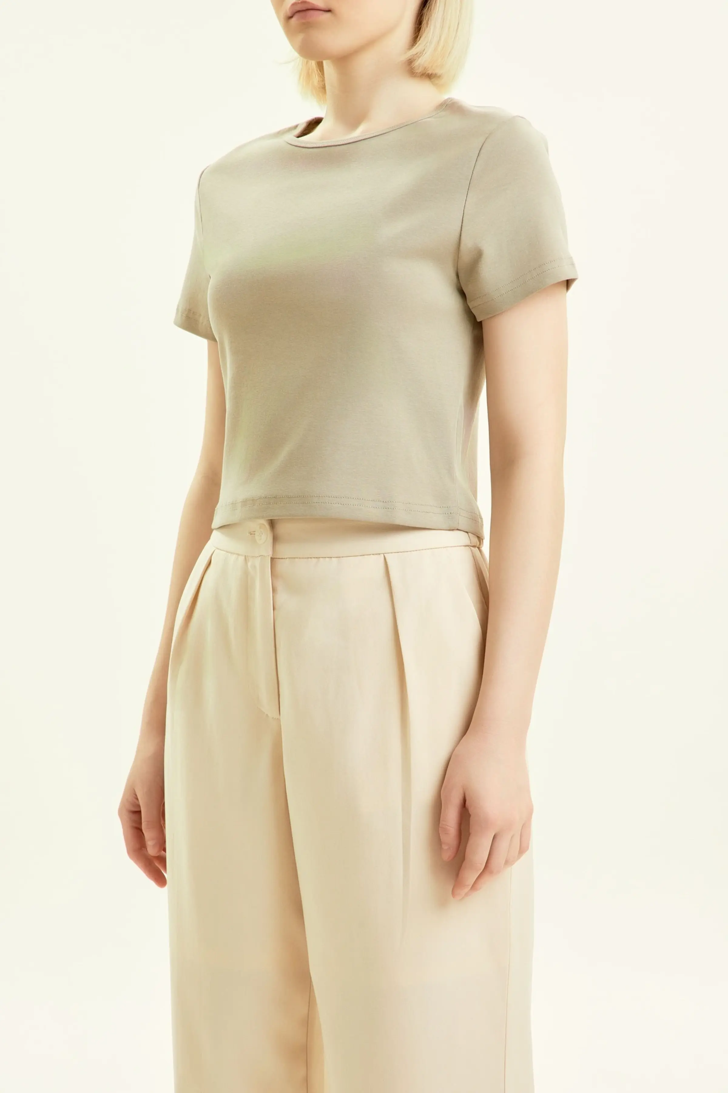 Футболка хаки для женщин 45325-14 67