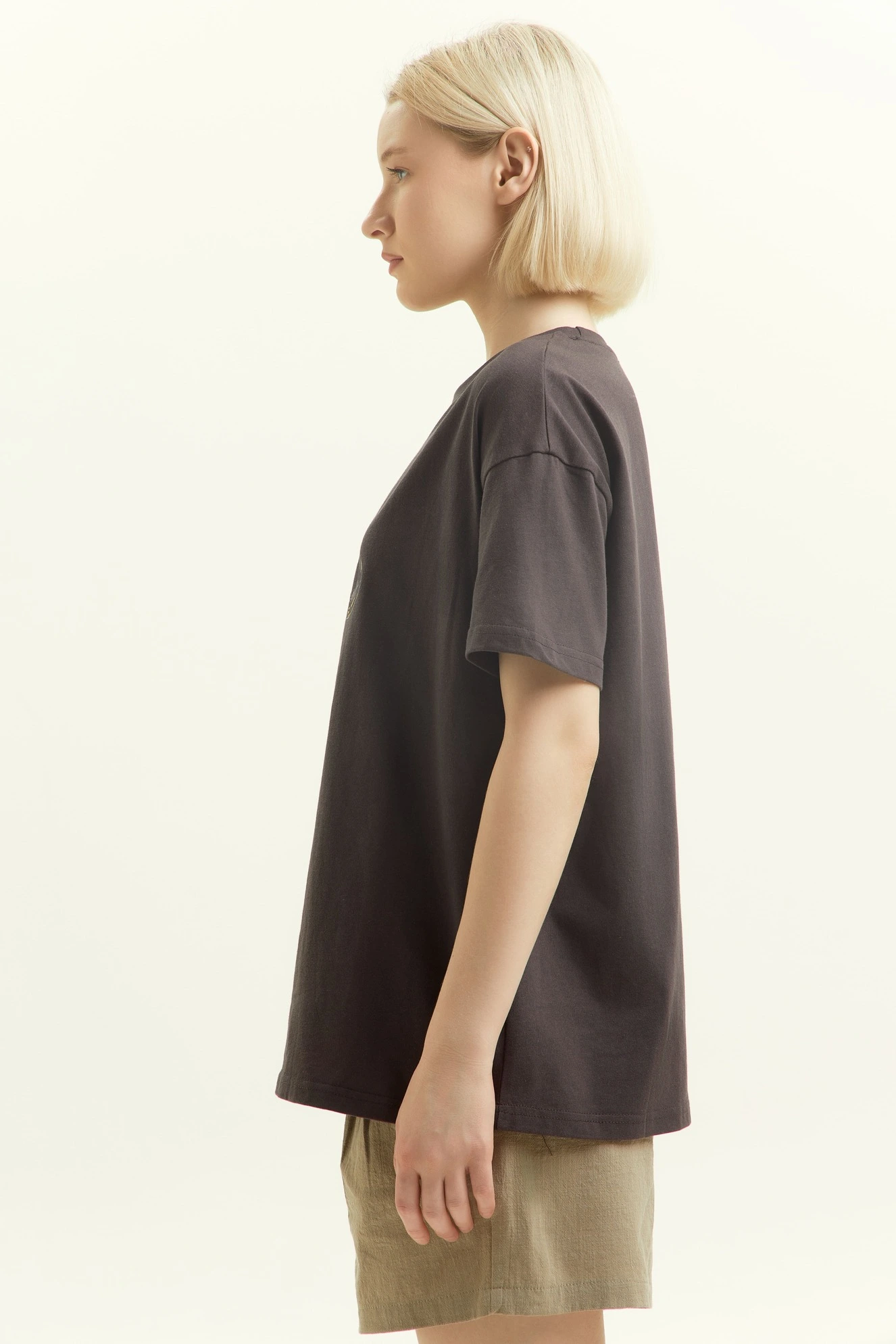 Футболка серый для женщин 44142-61 67