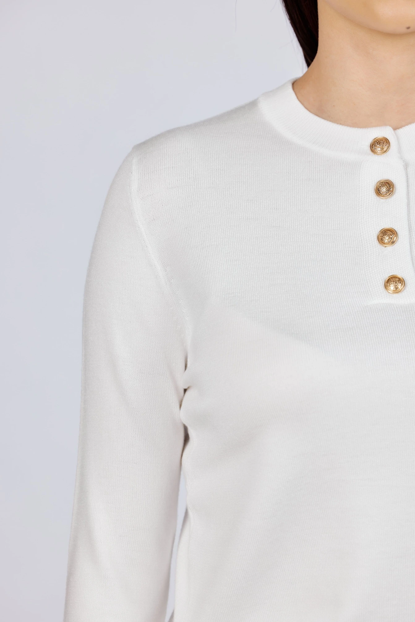 Джемпер белый для женщин 43108-4 60