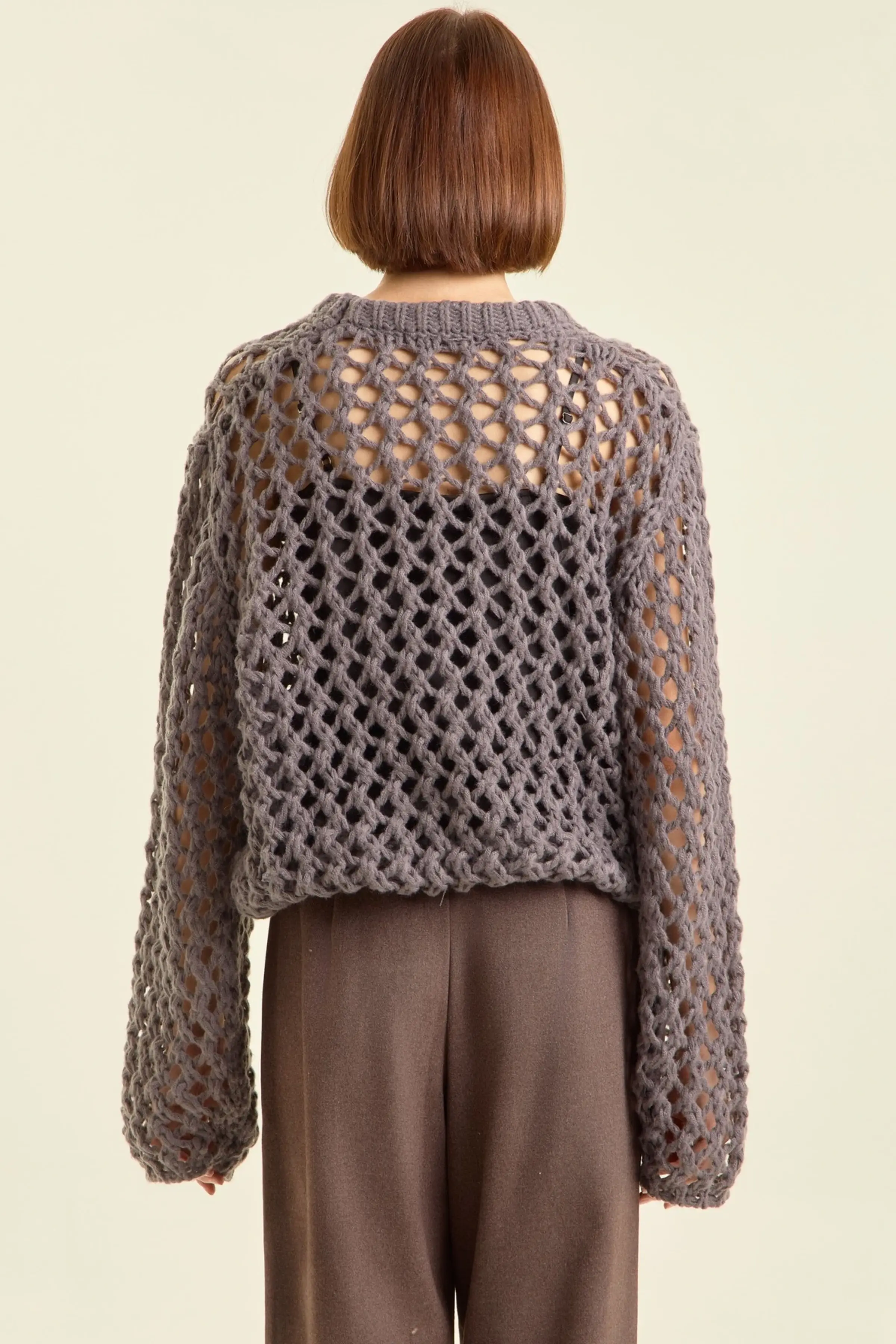 Свитер серый для женщин 47305-61 65