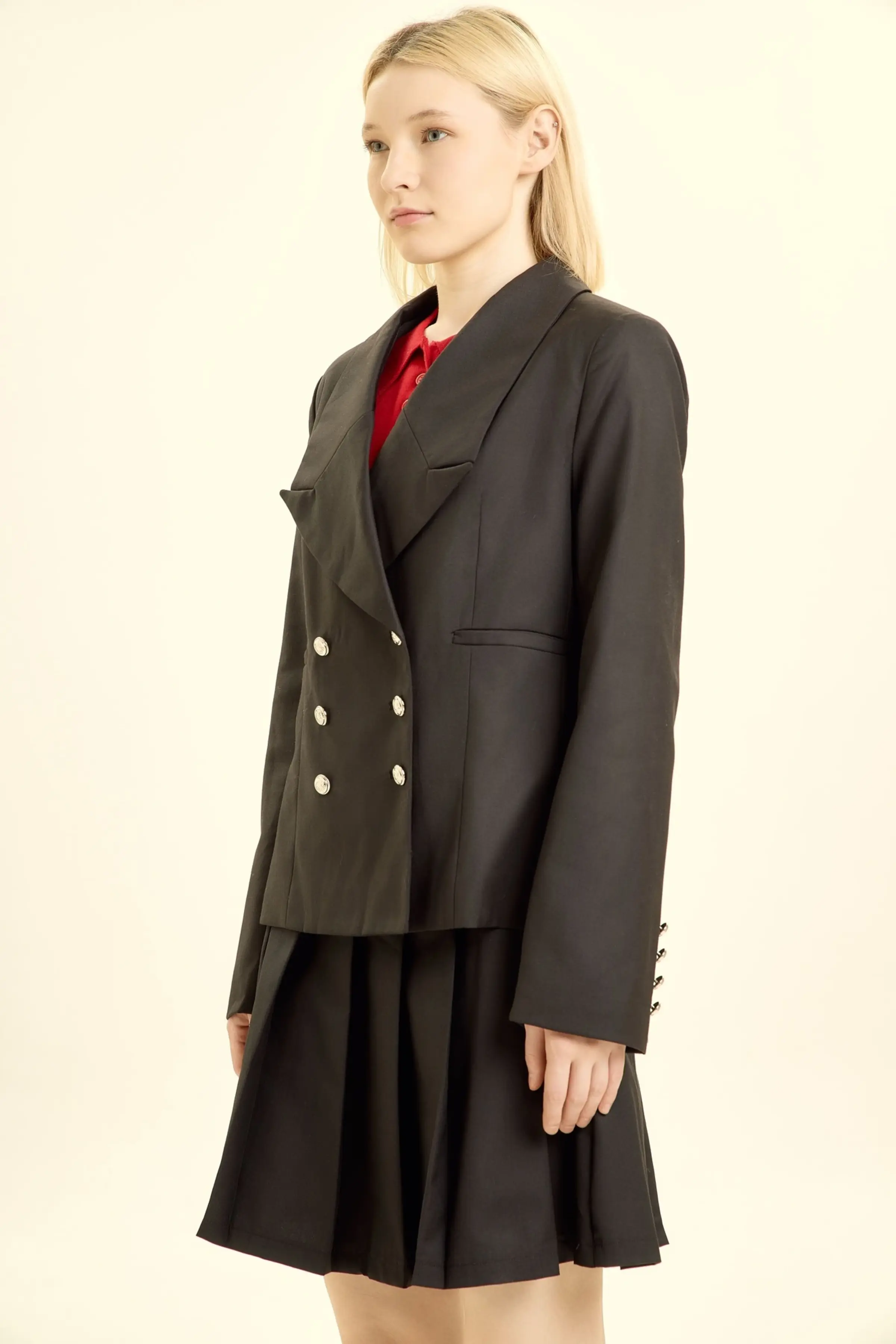 Жакет черный для женщин 46139-1 64