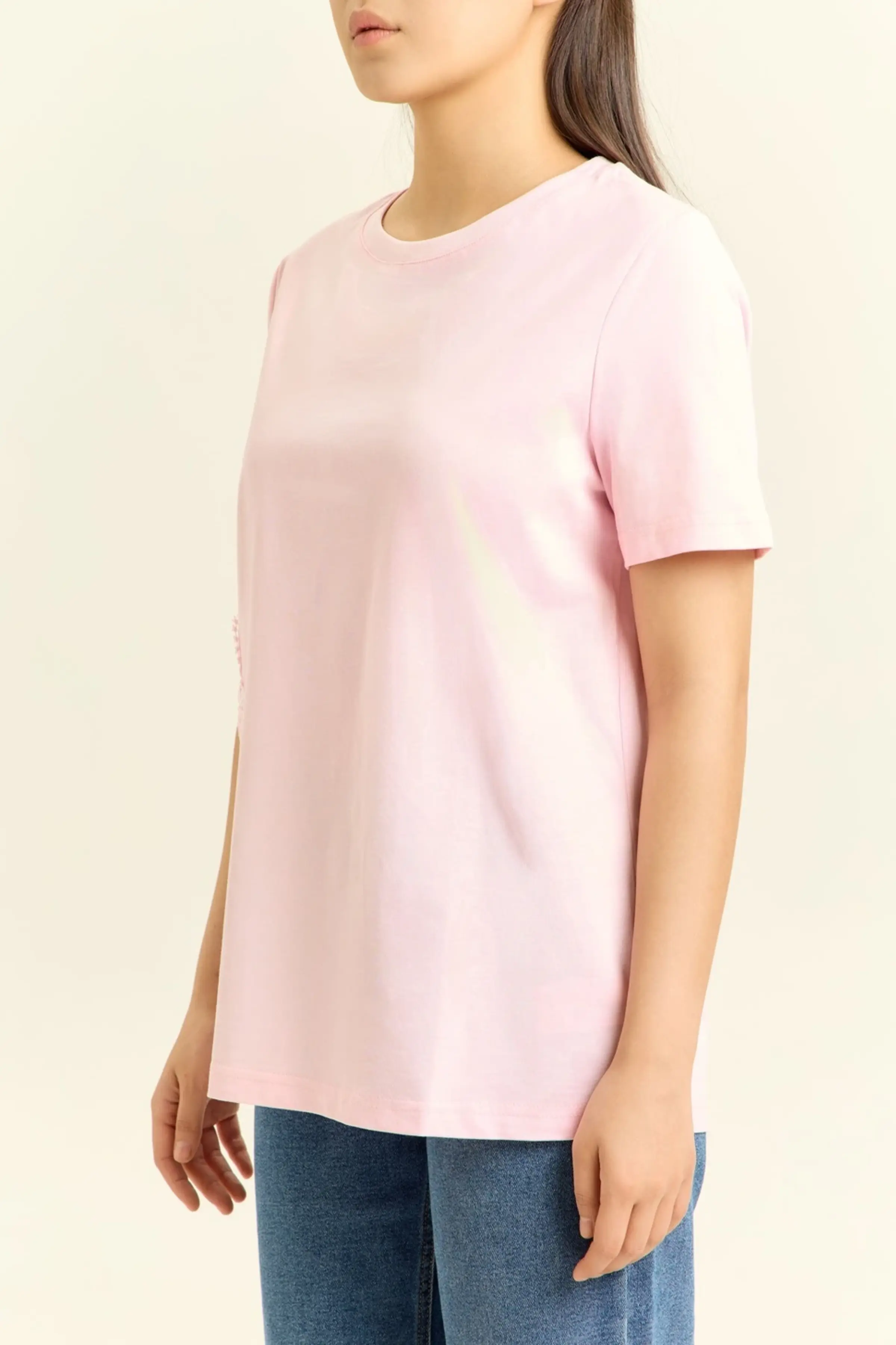 Футболка розовый для женщин 45132-17 67