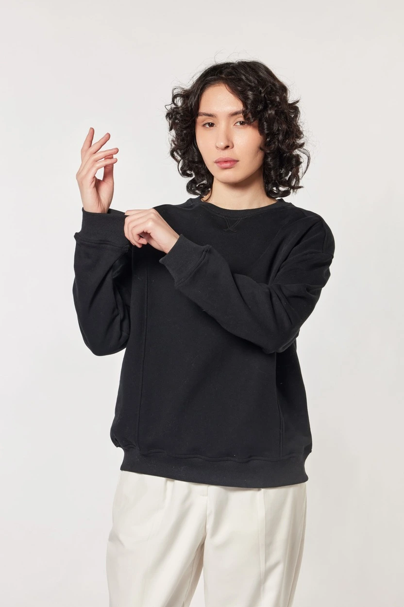 Толстовка черный для женщин 44183-1 55