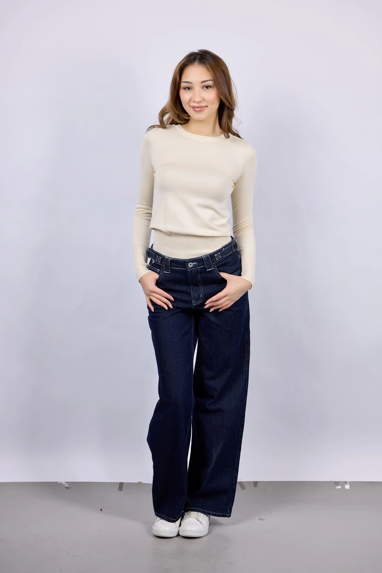 Джемпер айвори для женщин 43157-234 60