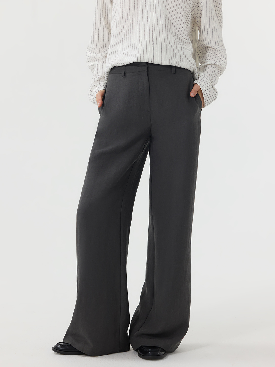 Брюки серый для женщин 49132-61 71
