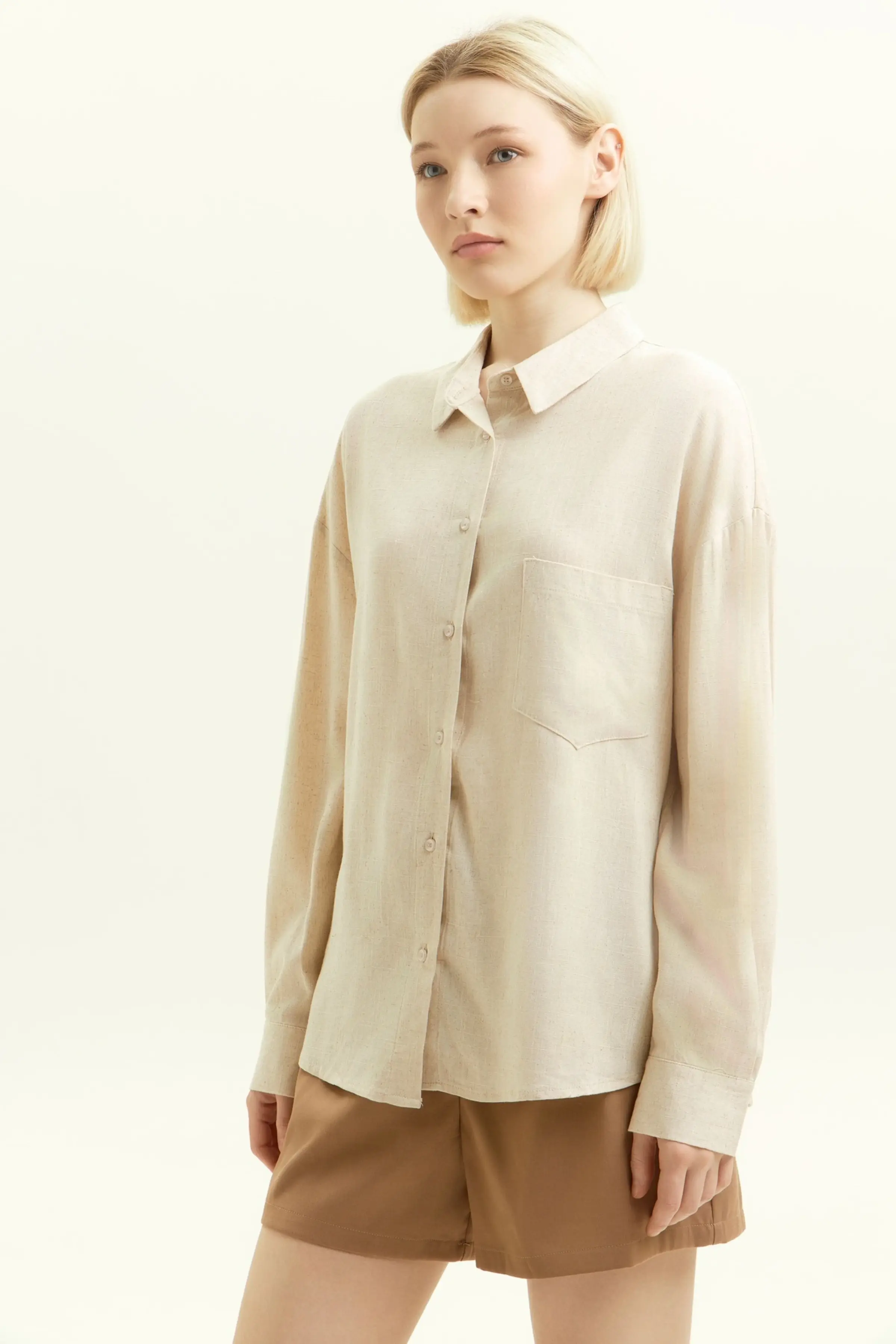 Рубашка бежевый для женщин 45147-15 66