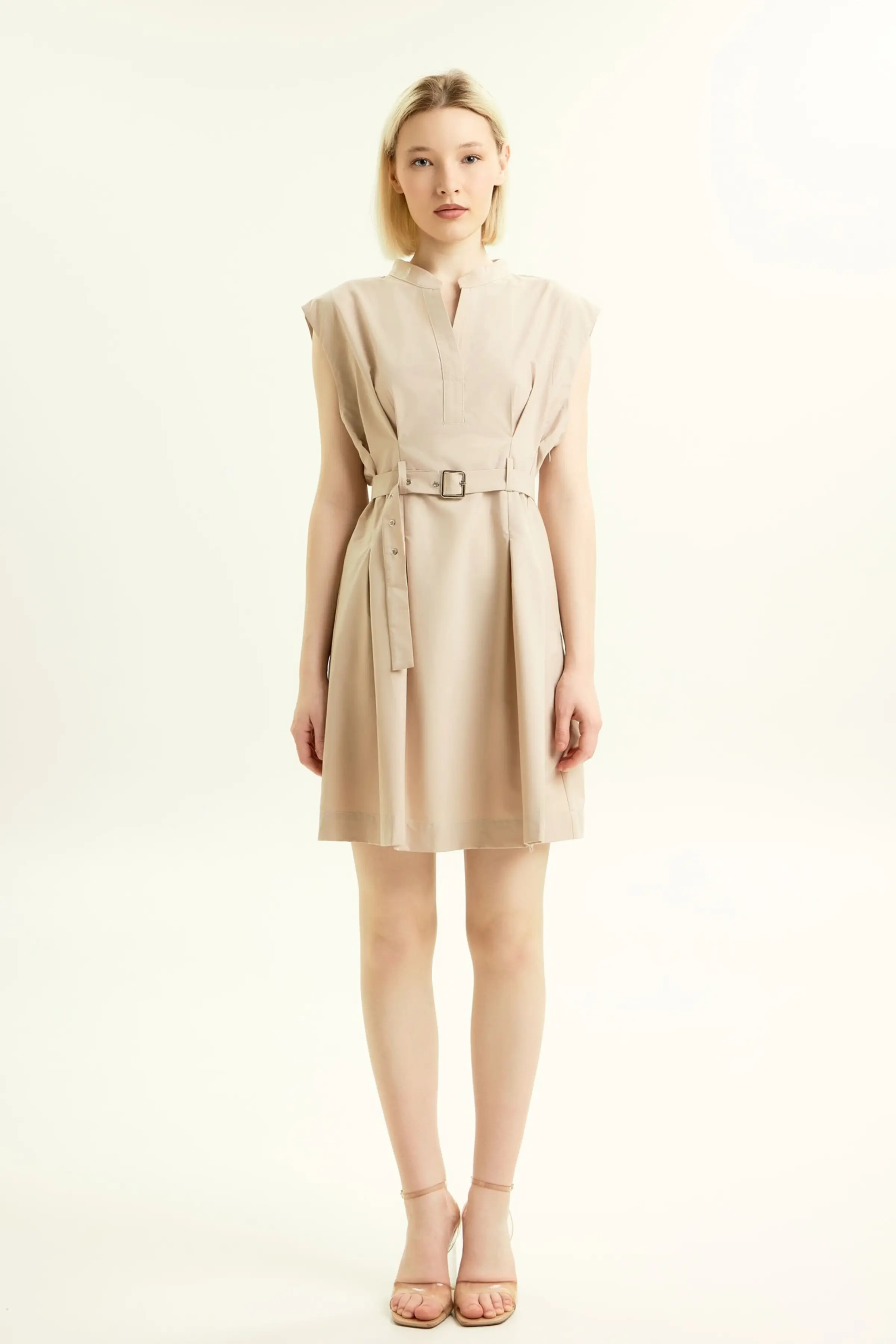 Платье бежевый для женщин 45364D-15 54