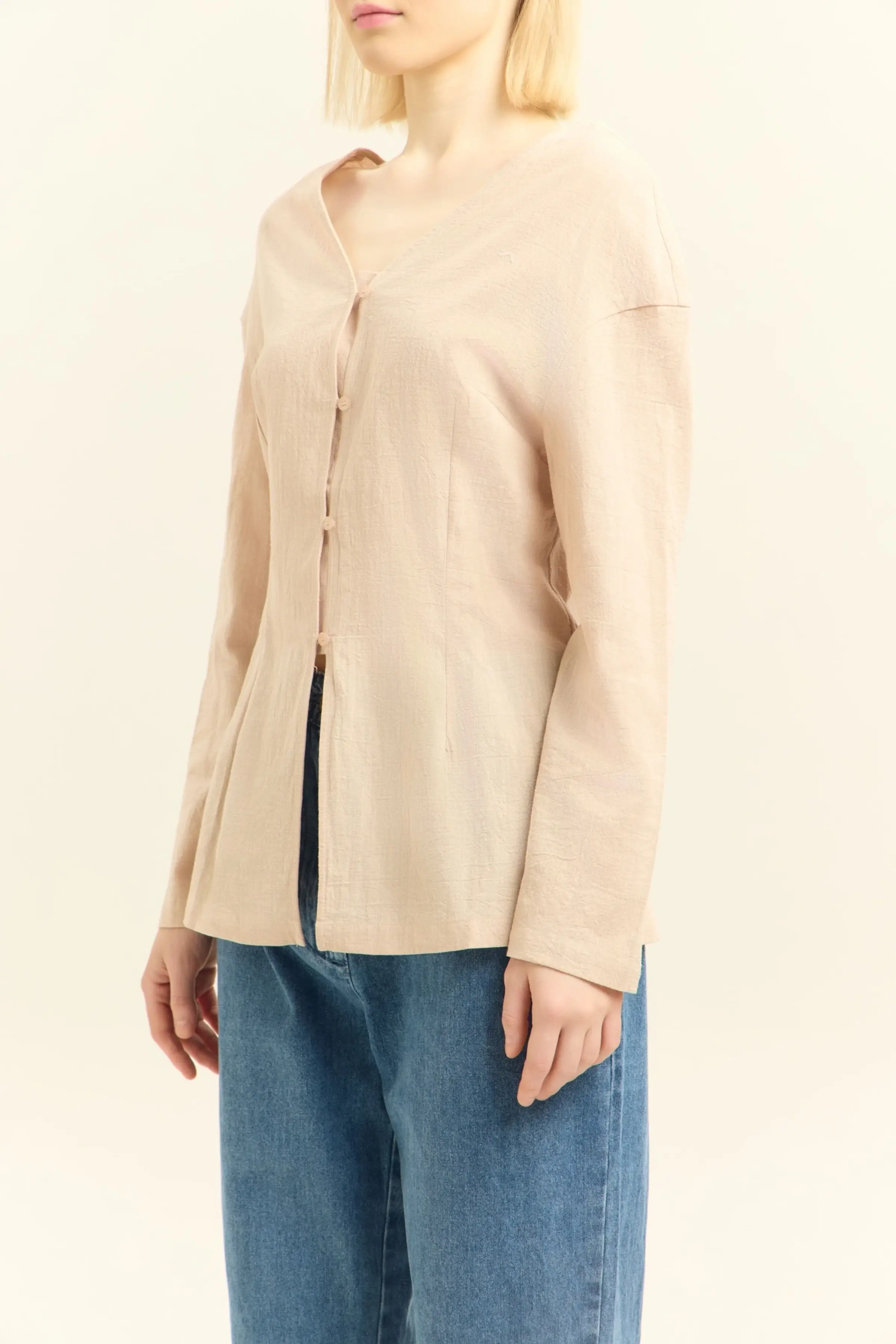 Блузка бежевый для женщин 45249-15 28