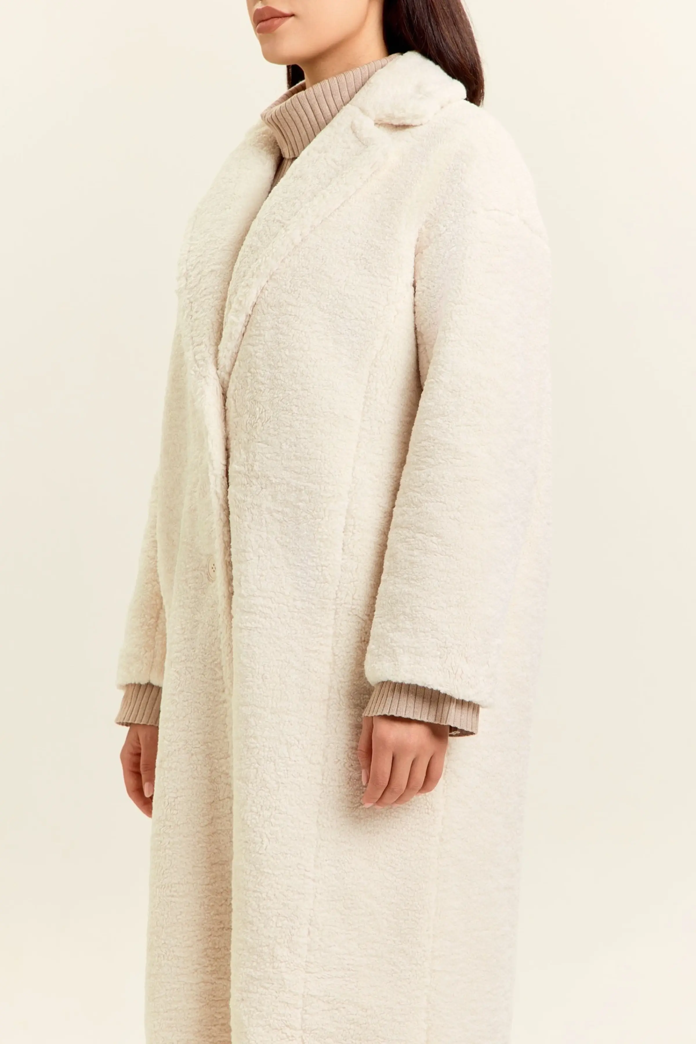 Пальто айвори для женщин 47115-234 53