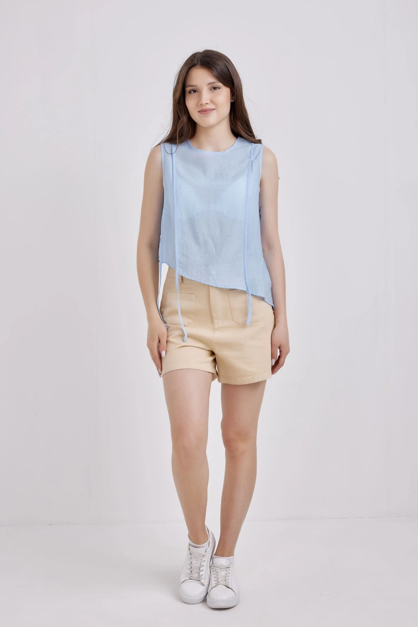 Топ голубой для женщин 41124-10 46