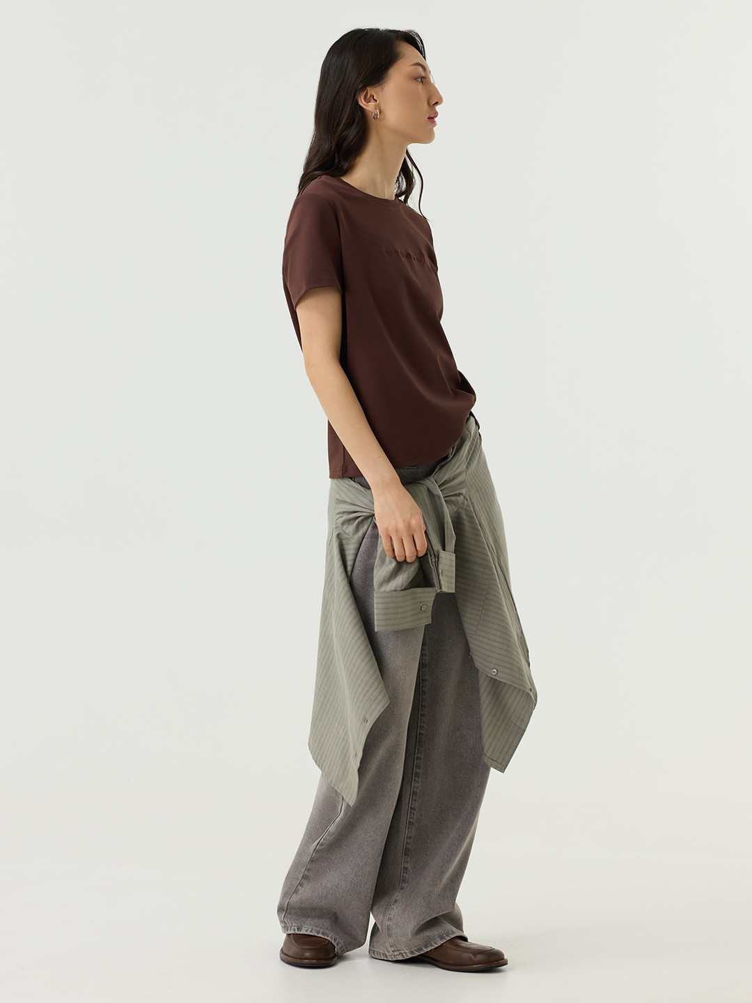 Футболка коричневый для женщин 48172-13 67