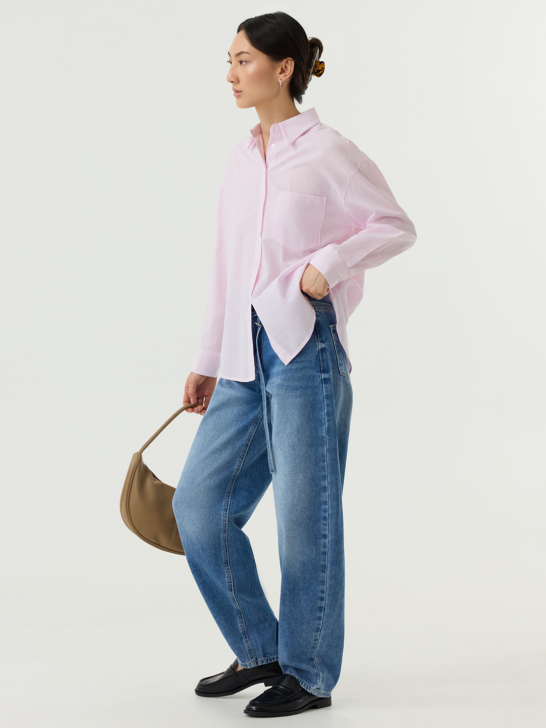 Рубашка розовый для женщин 48145-17 66