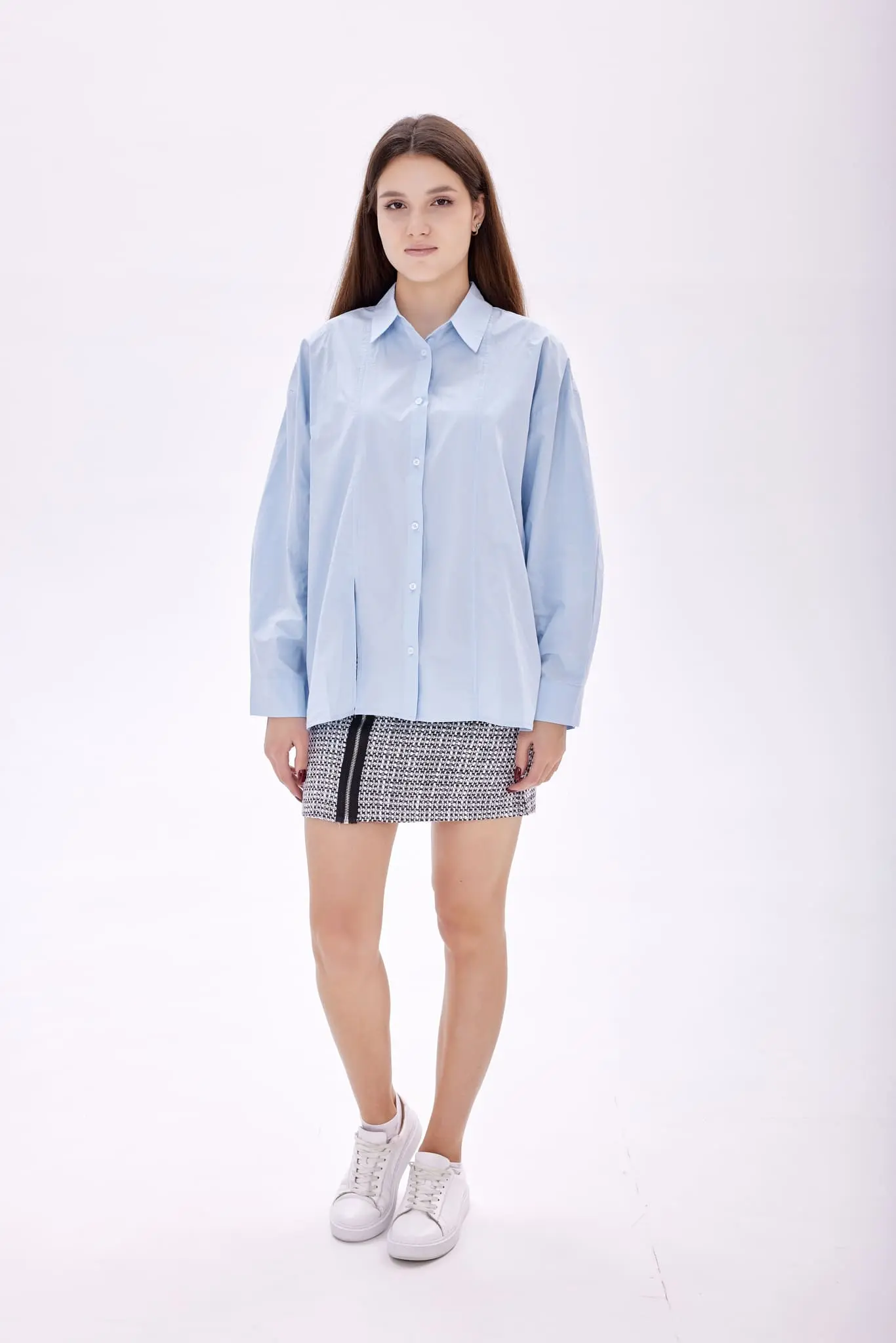 Рубашка голубой для женщин 39171-10 66