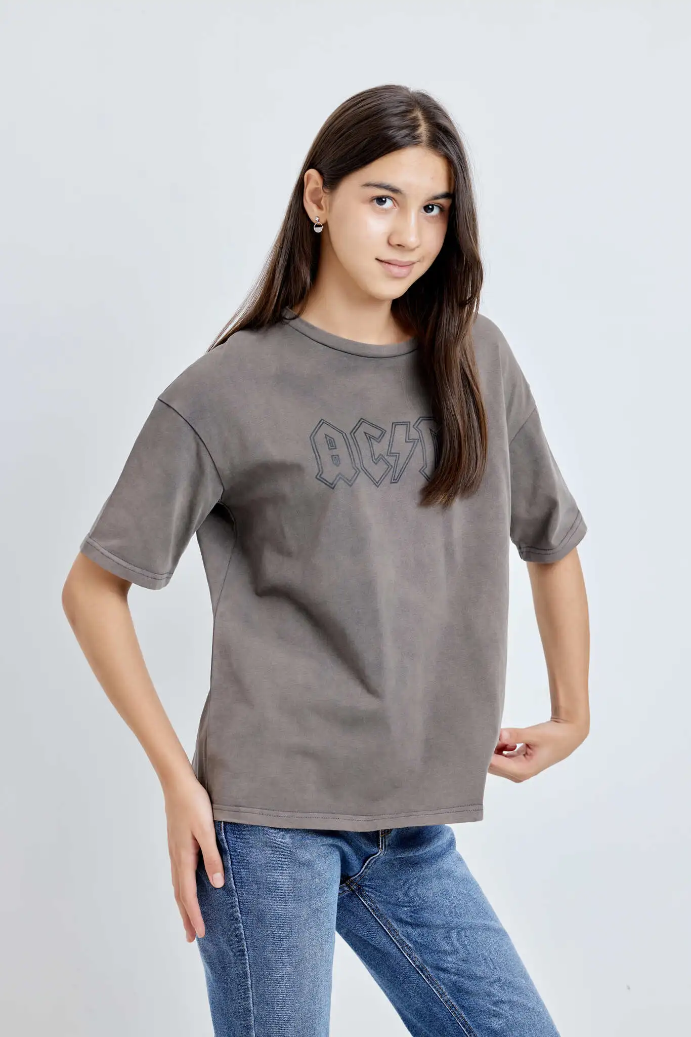 Футболка серый для женщин 41275-61 67