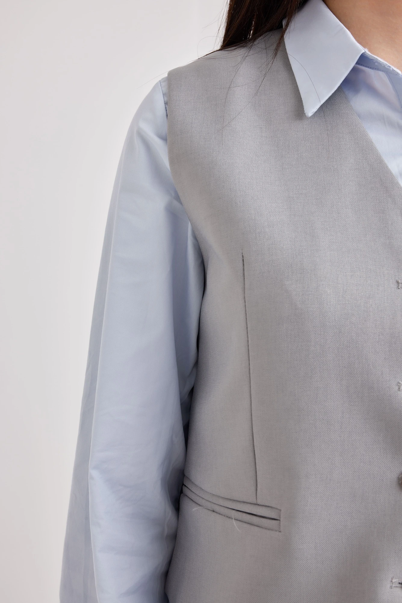 Жилетка серый для женщин 42107-61 68