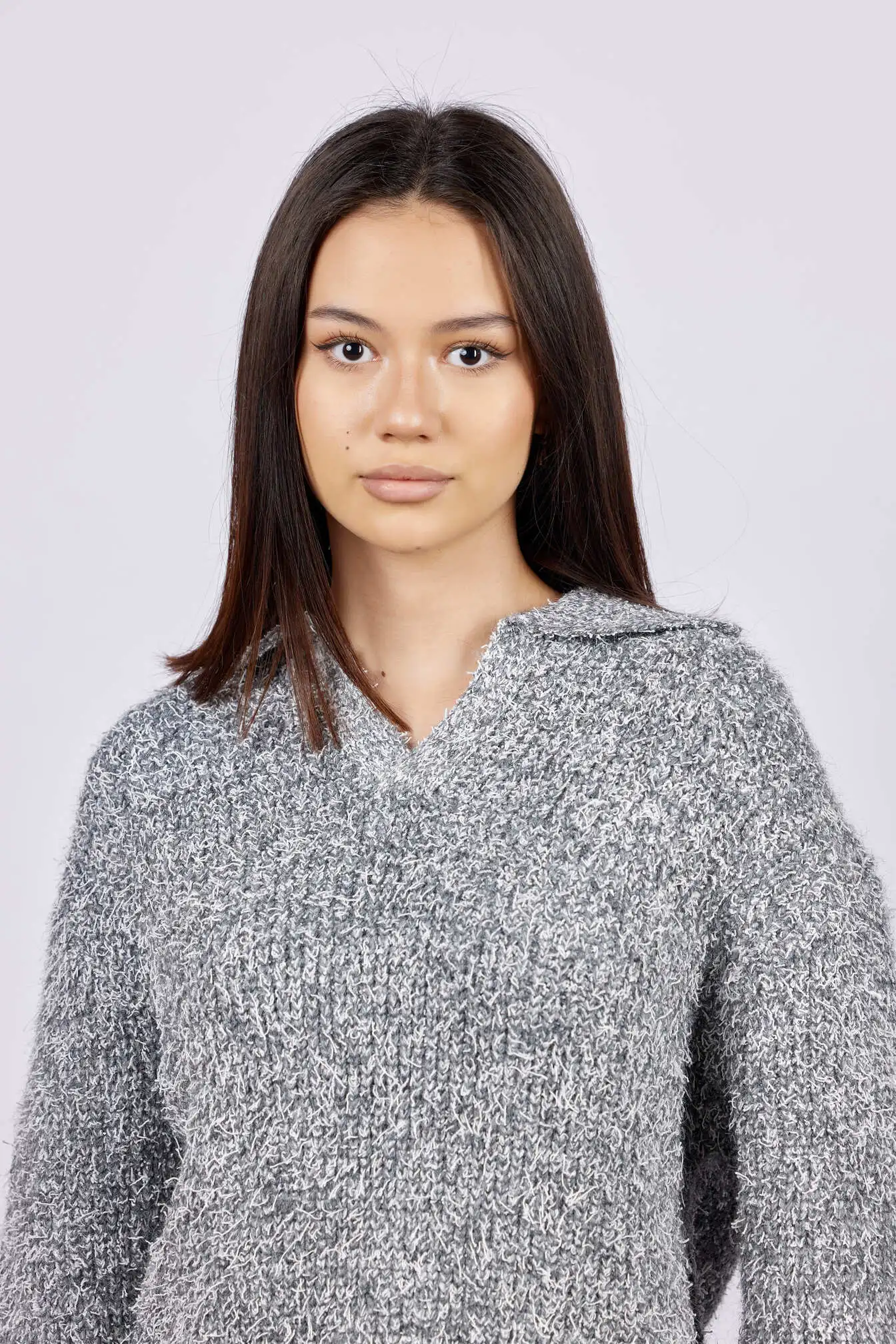 Свитер темно-серый для женщин 43242-12 65