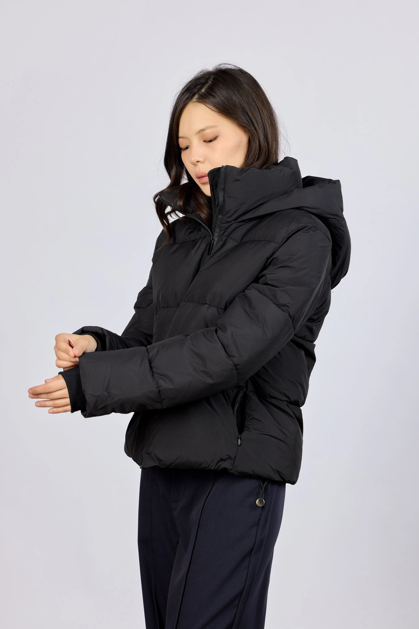 Куртка черный для женщин 43411-1 47