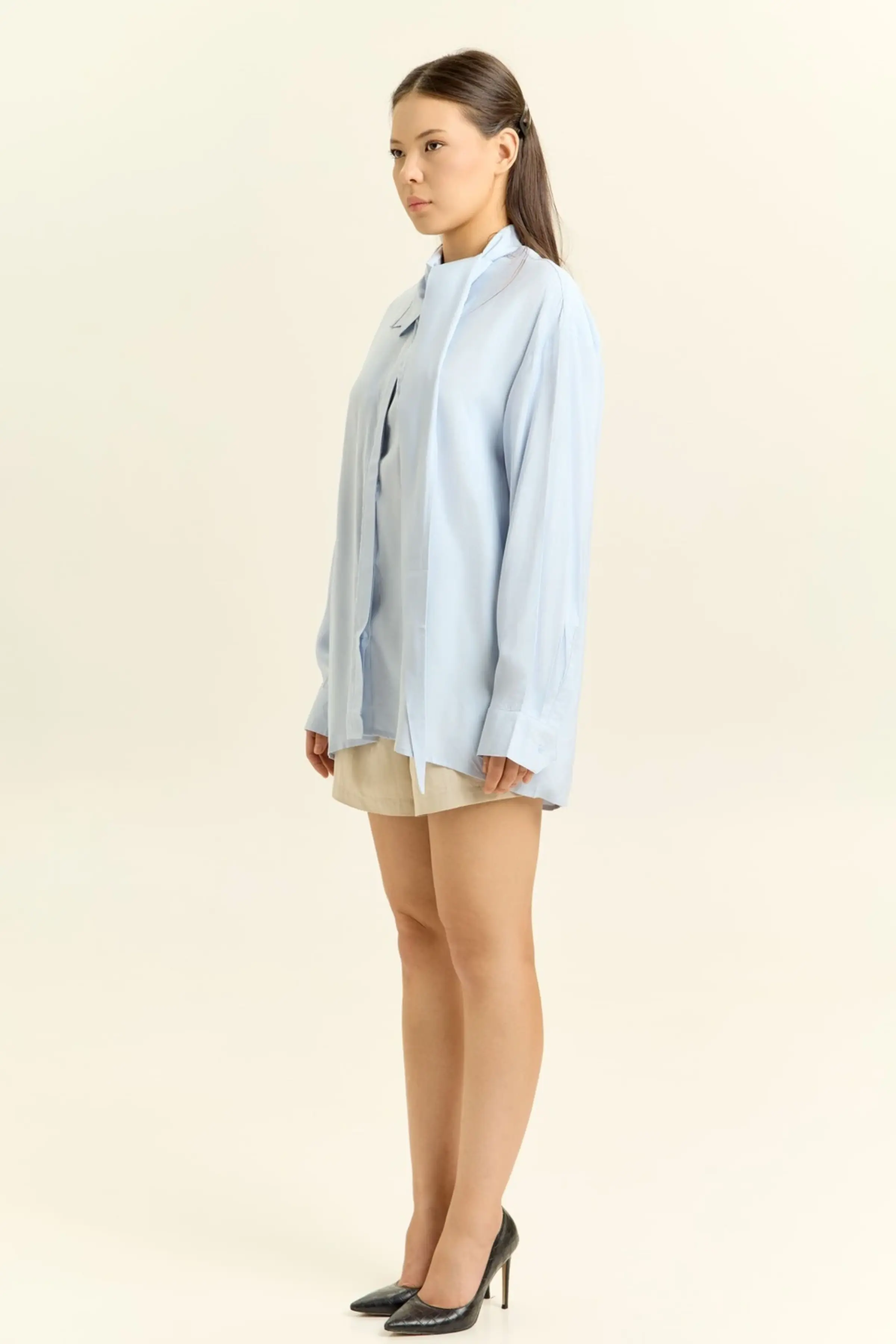 Рубашка голубой для женщин 45315-10 66