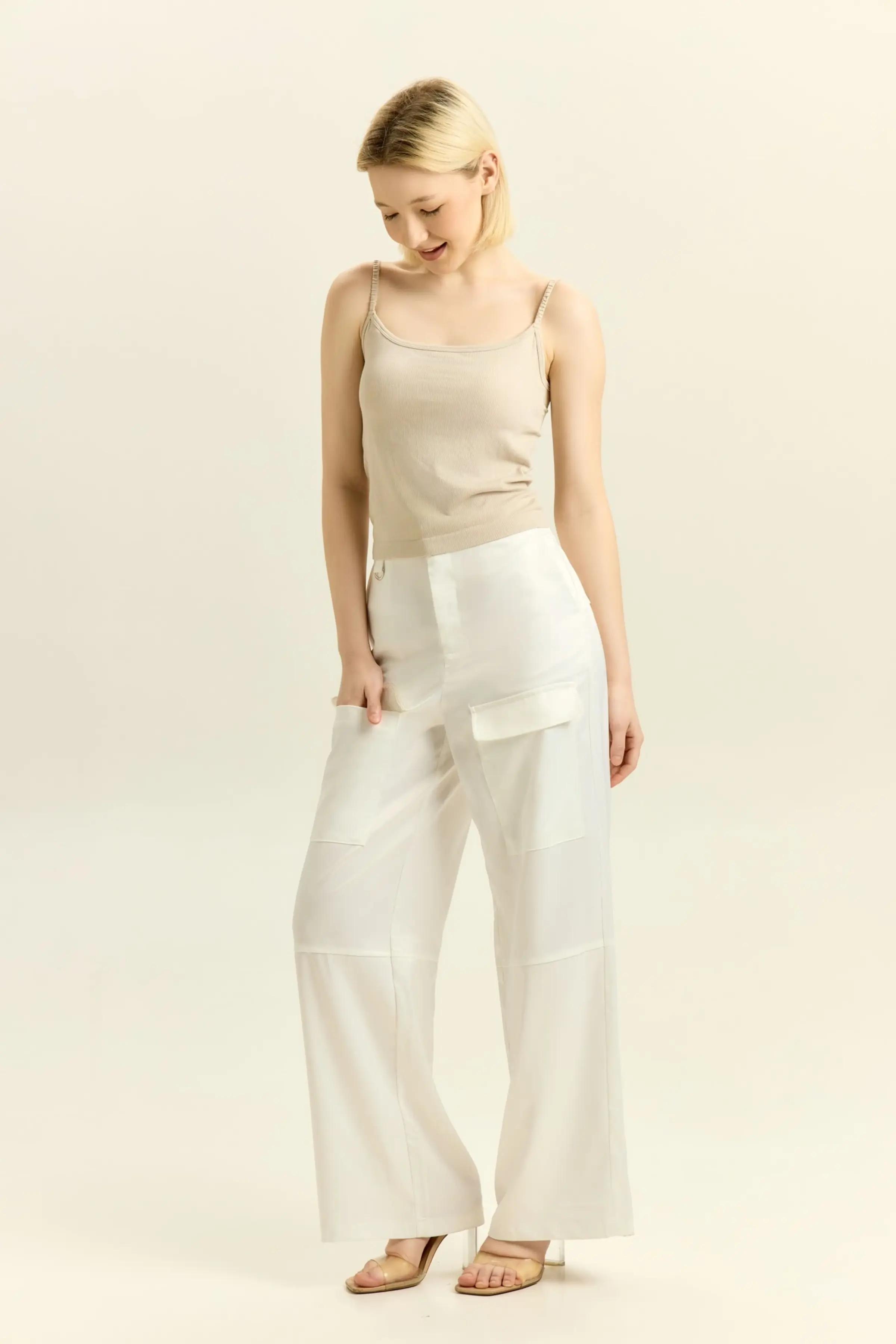 Брюки белый для женщин 41197-4 71