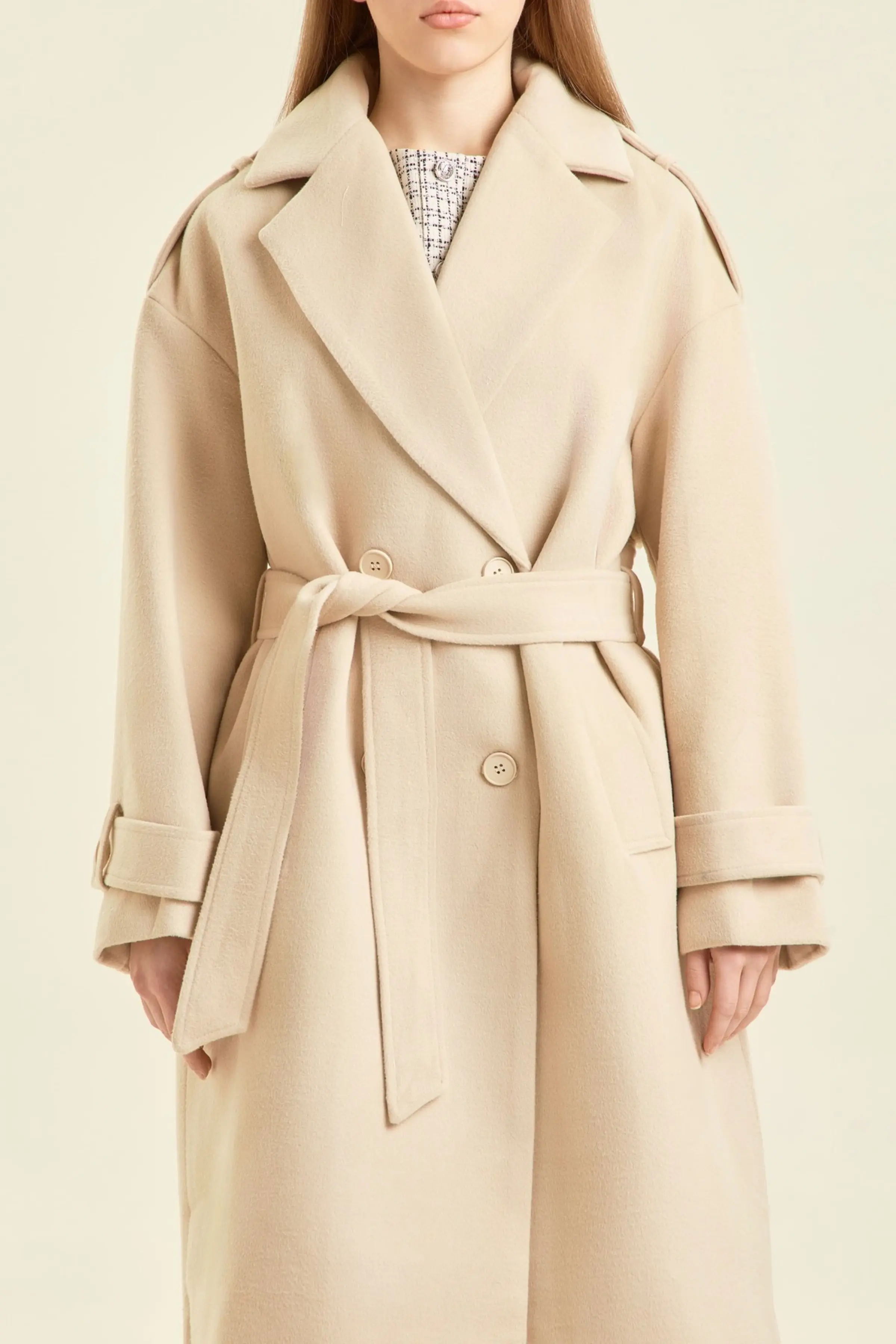 Пальто айвори для женщин 47108-234 53