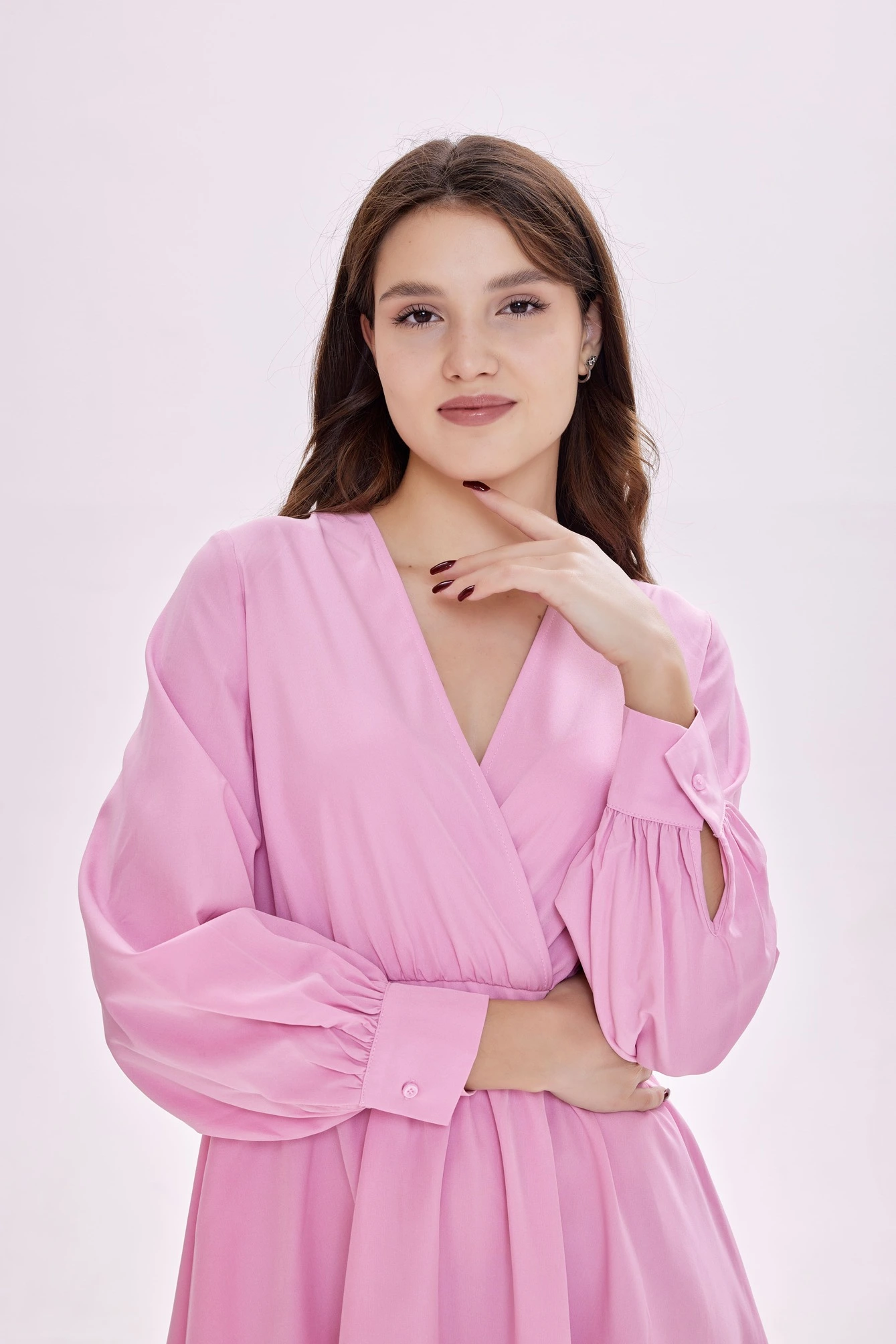 Платье розовый для женщин 39284-17 54