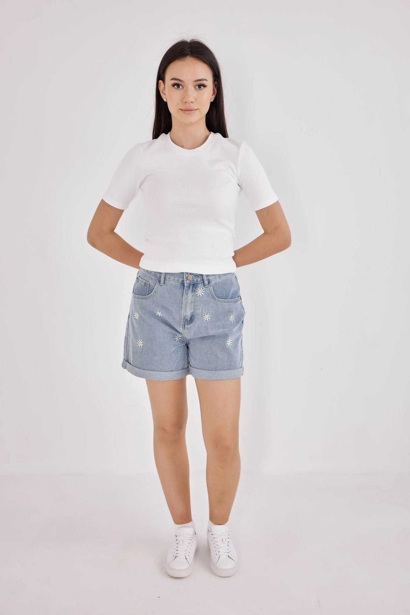 Шорты голубой для женщин 41149-10 57