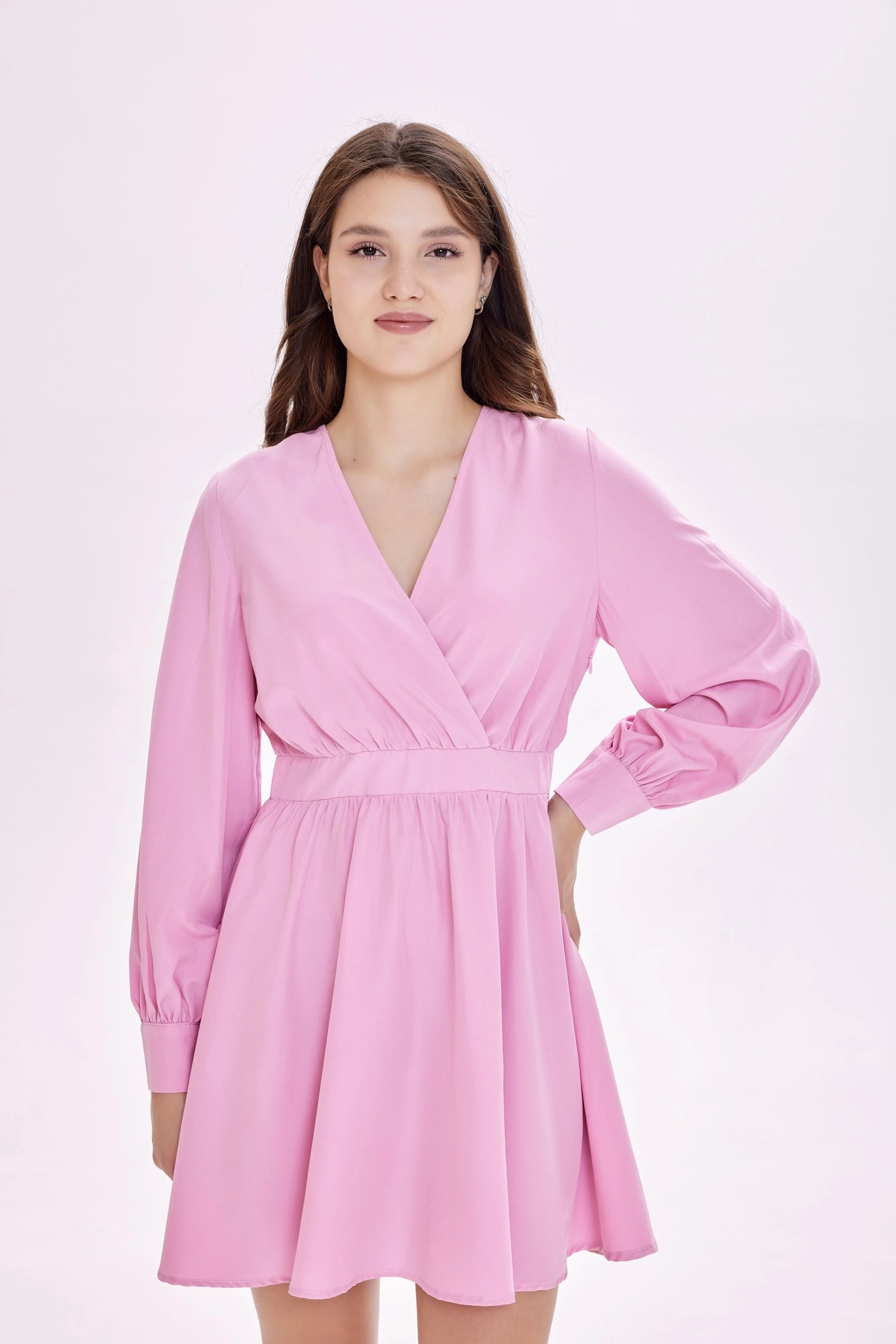 Платье розовый для женщин 39284-17 54