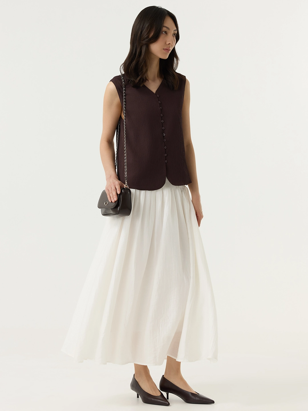 Жилетка коричневый для женщин 48149-13 68