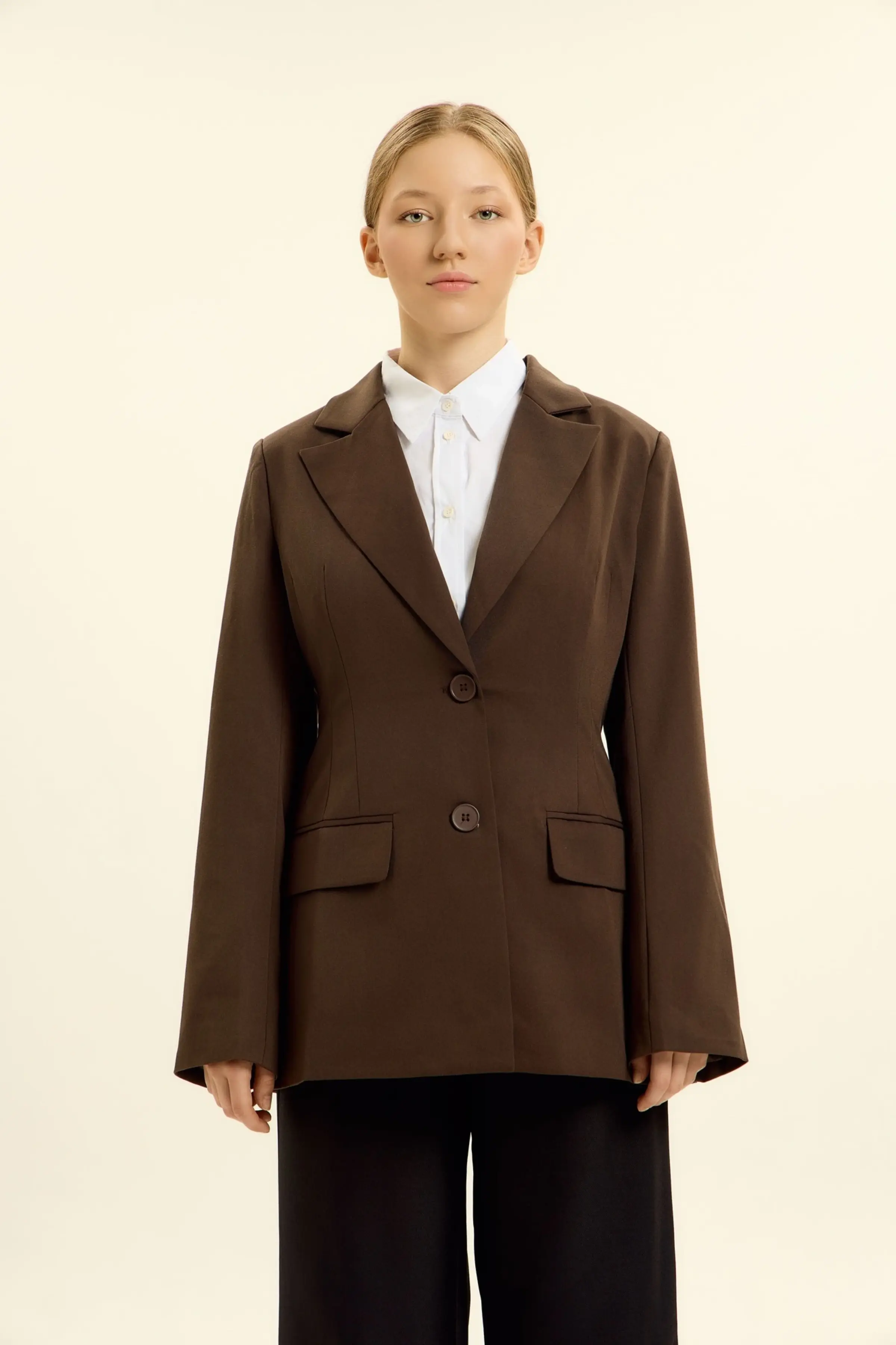 Жакет коричневый для женщин 46261-13 64