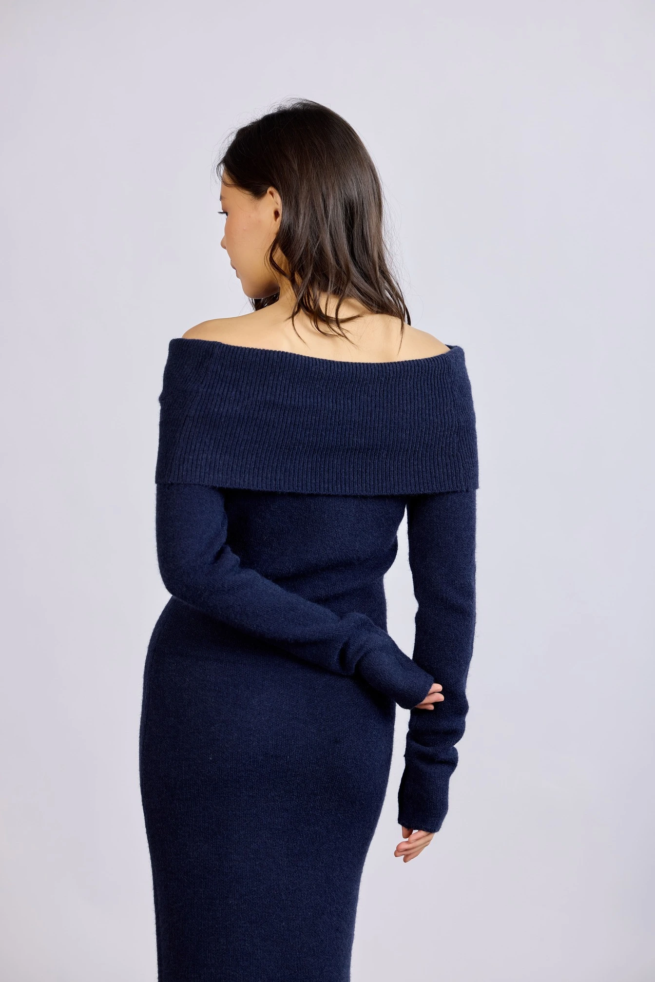 Платье темно-синий для женщин 43111-18 54