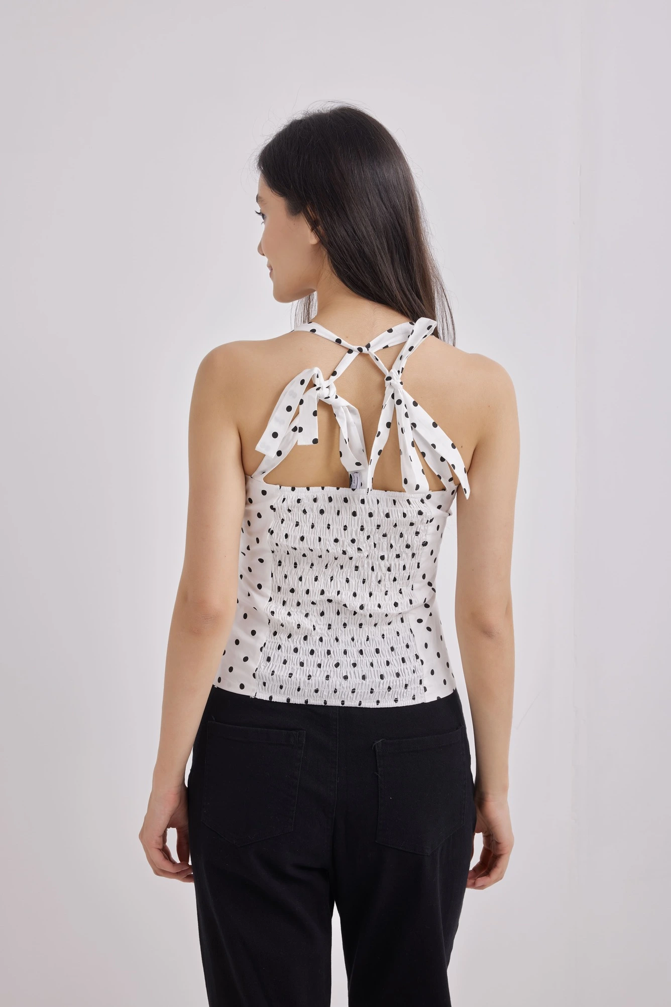 Топ в горошек для женщин 41102-247 46