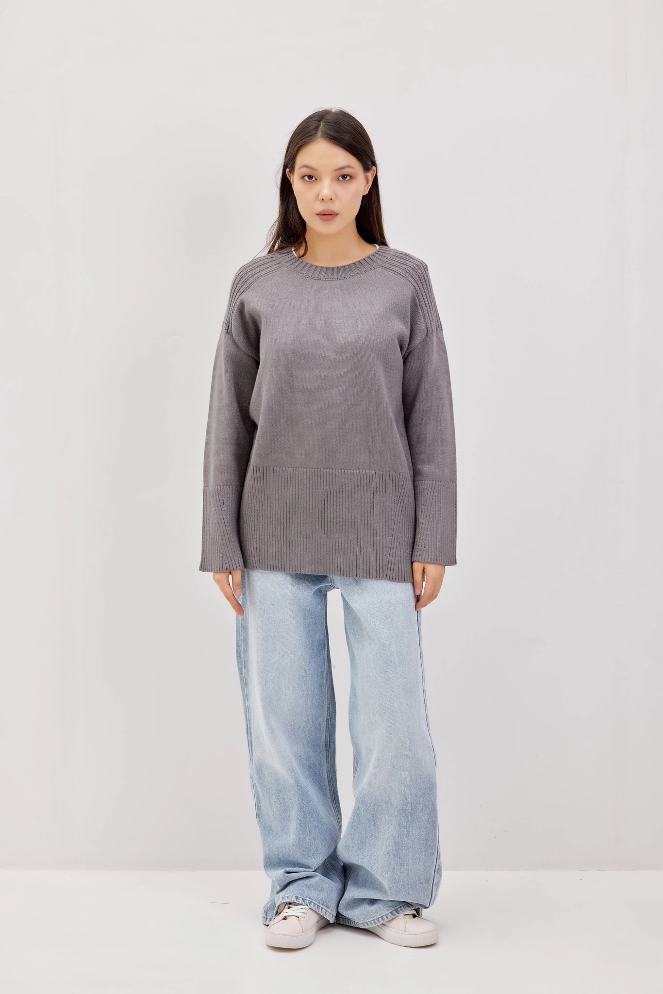 Джемпер серый для женщин 42202-61 60
