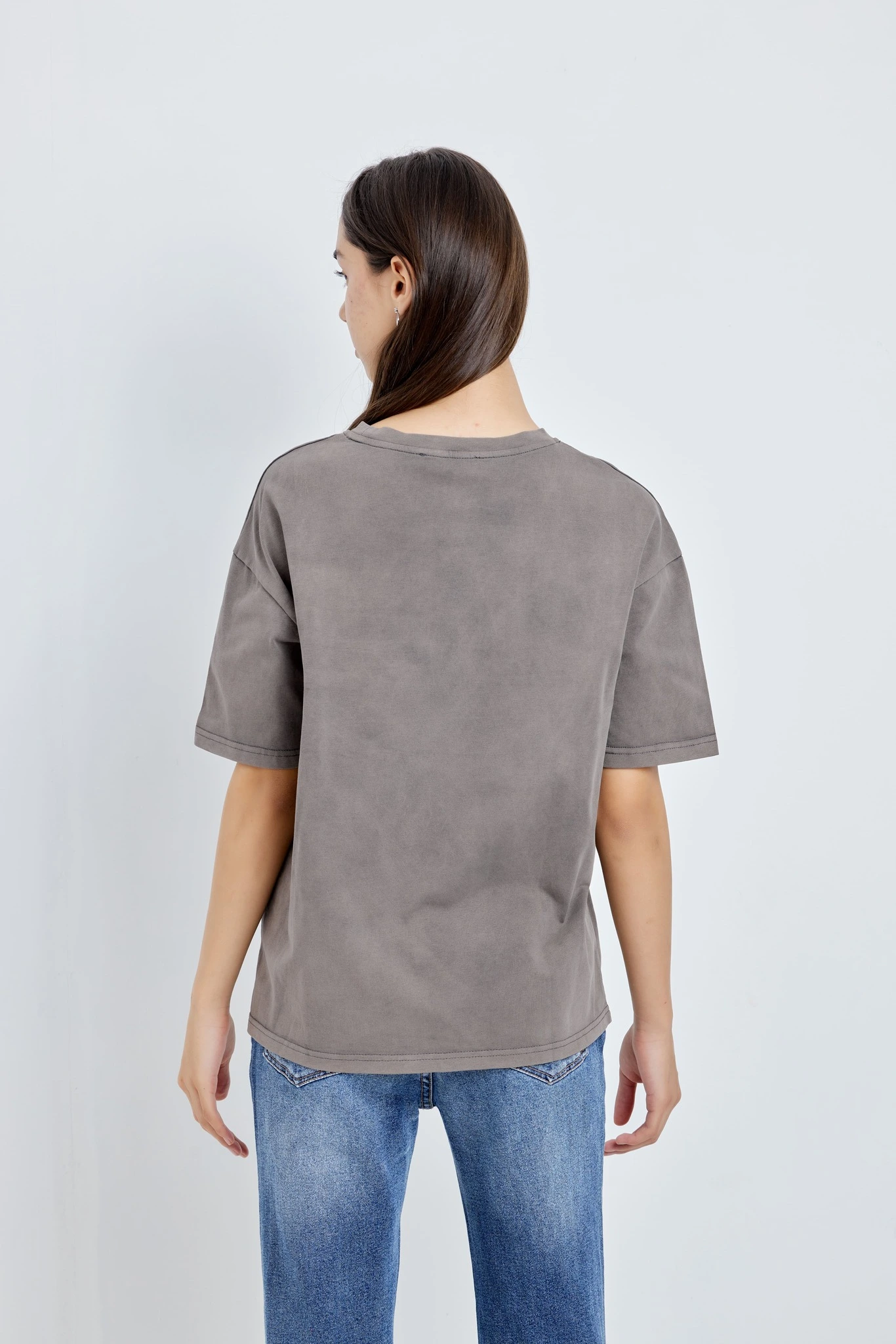 Футболка серый для женщин 41275-61 67