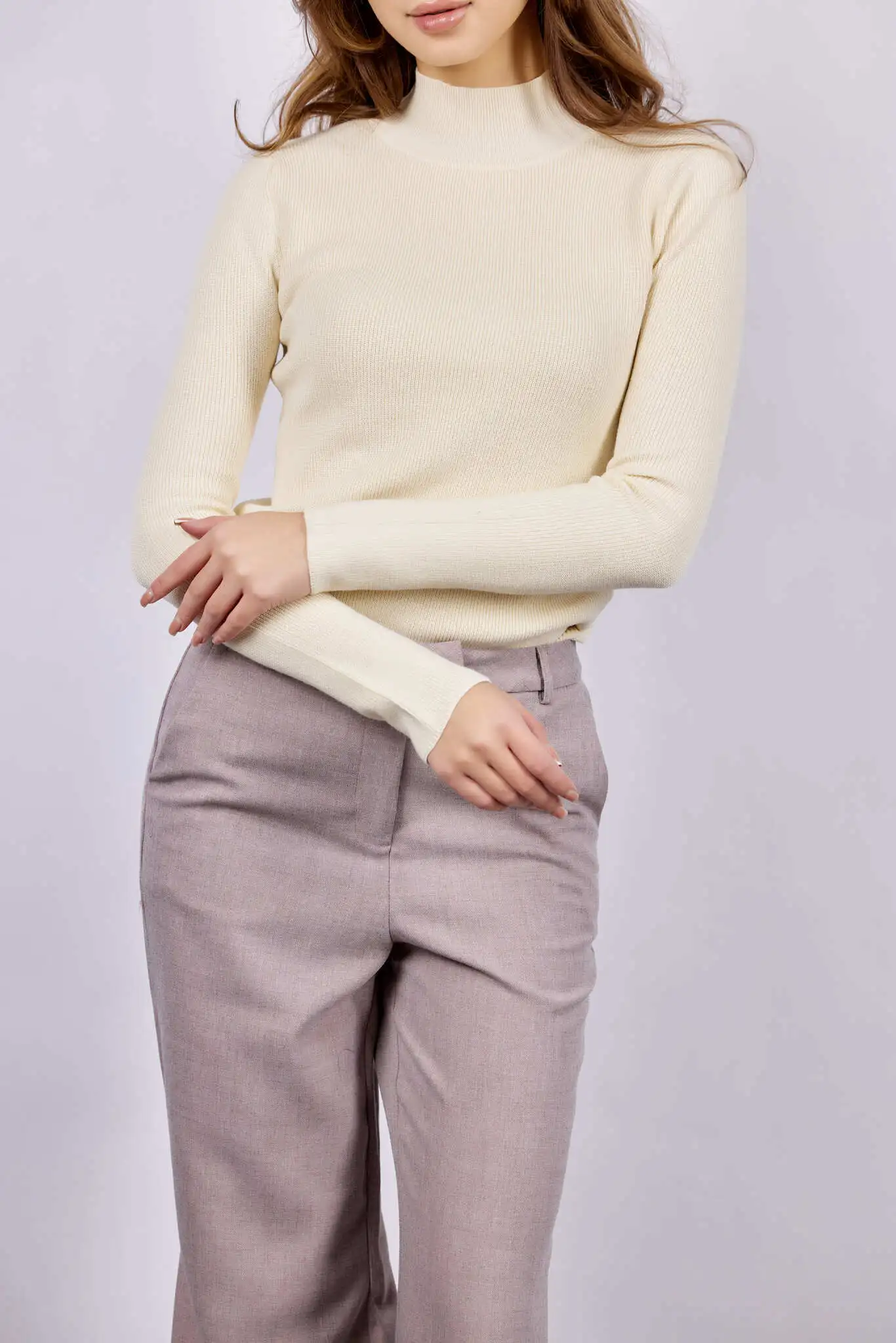 Джемпер бежевый для женщин 43167-15 60