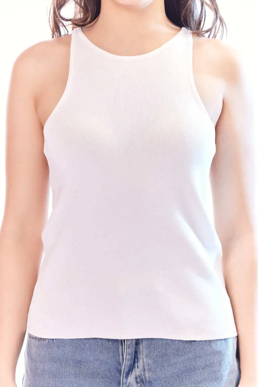 Топ белый для женщин 44114-4 46