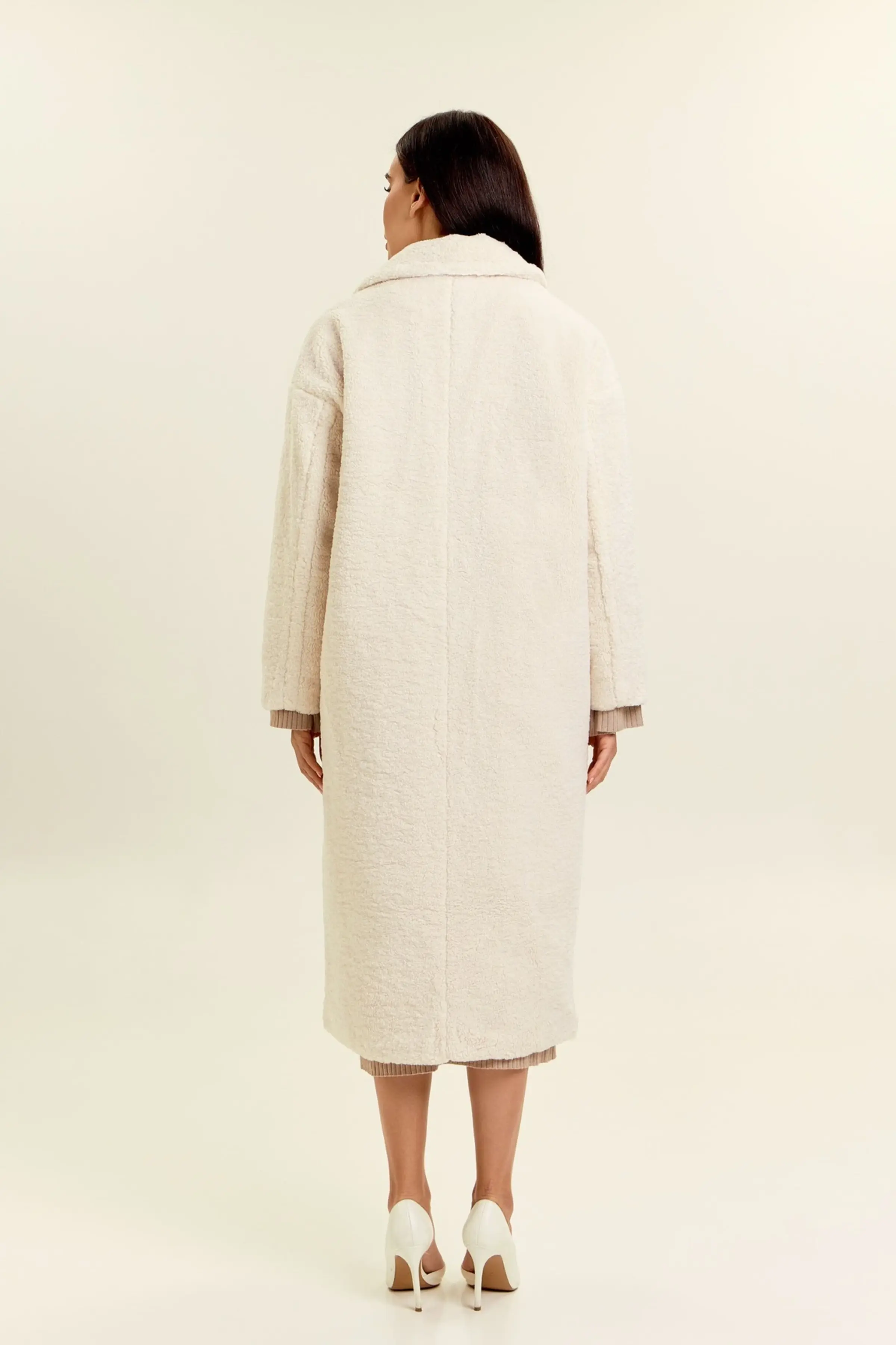 Пальто айвори для женщин 47115-234 53