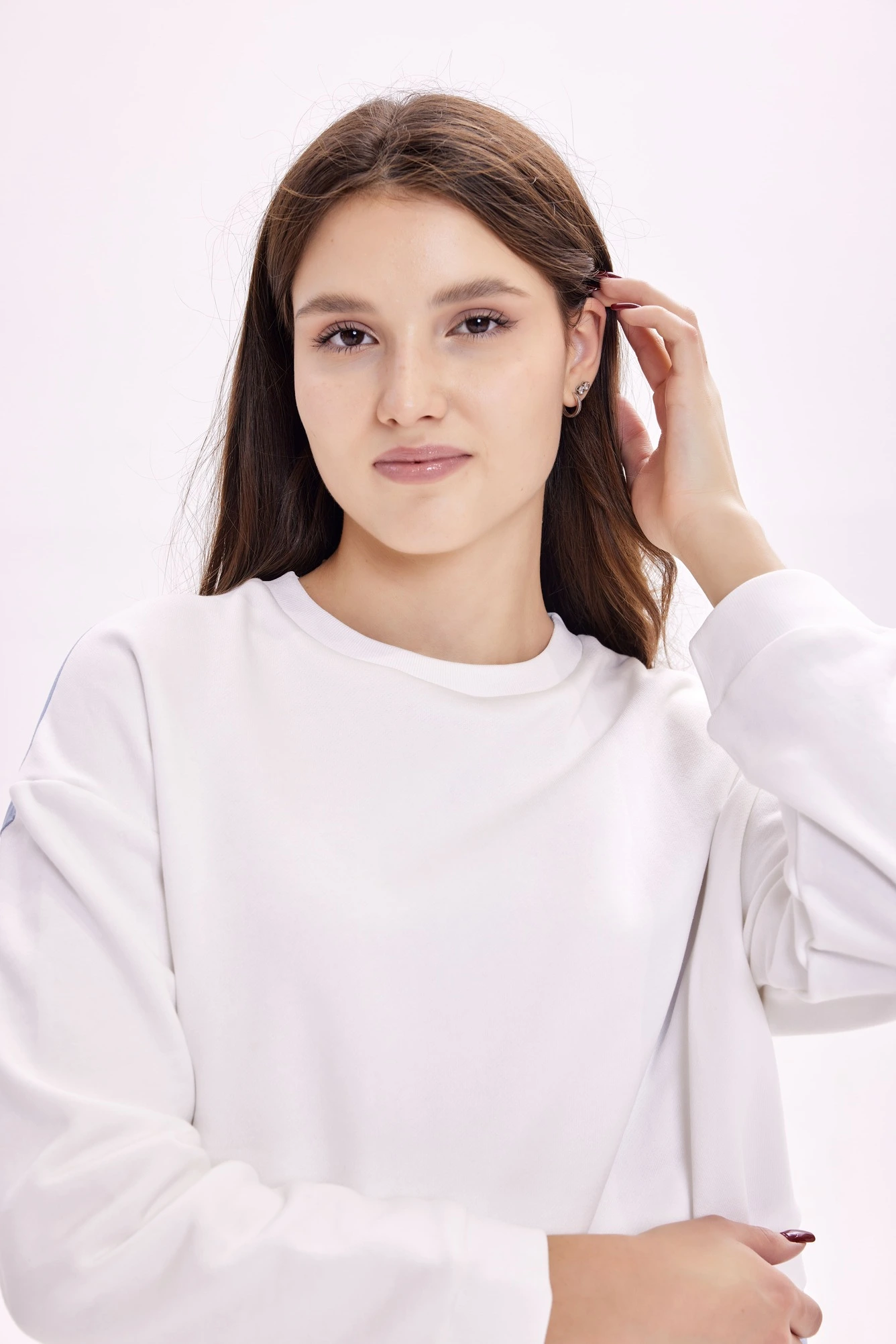 Толстовка белый для женщин 39224-4 55