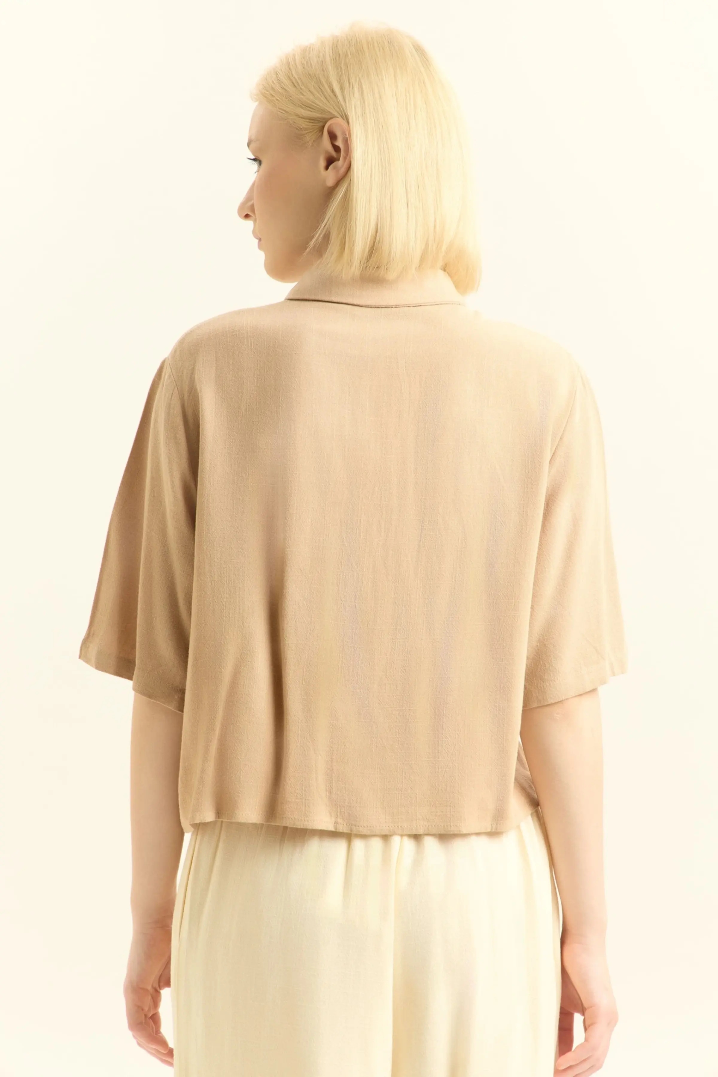 Блузка бежевый для женщин 45152-15 28