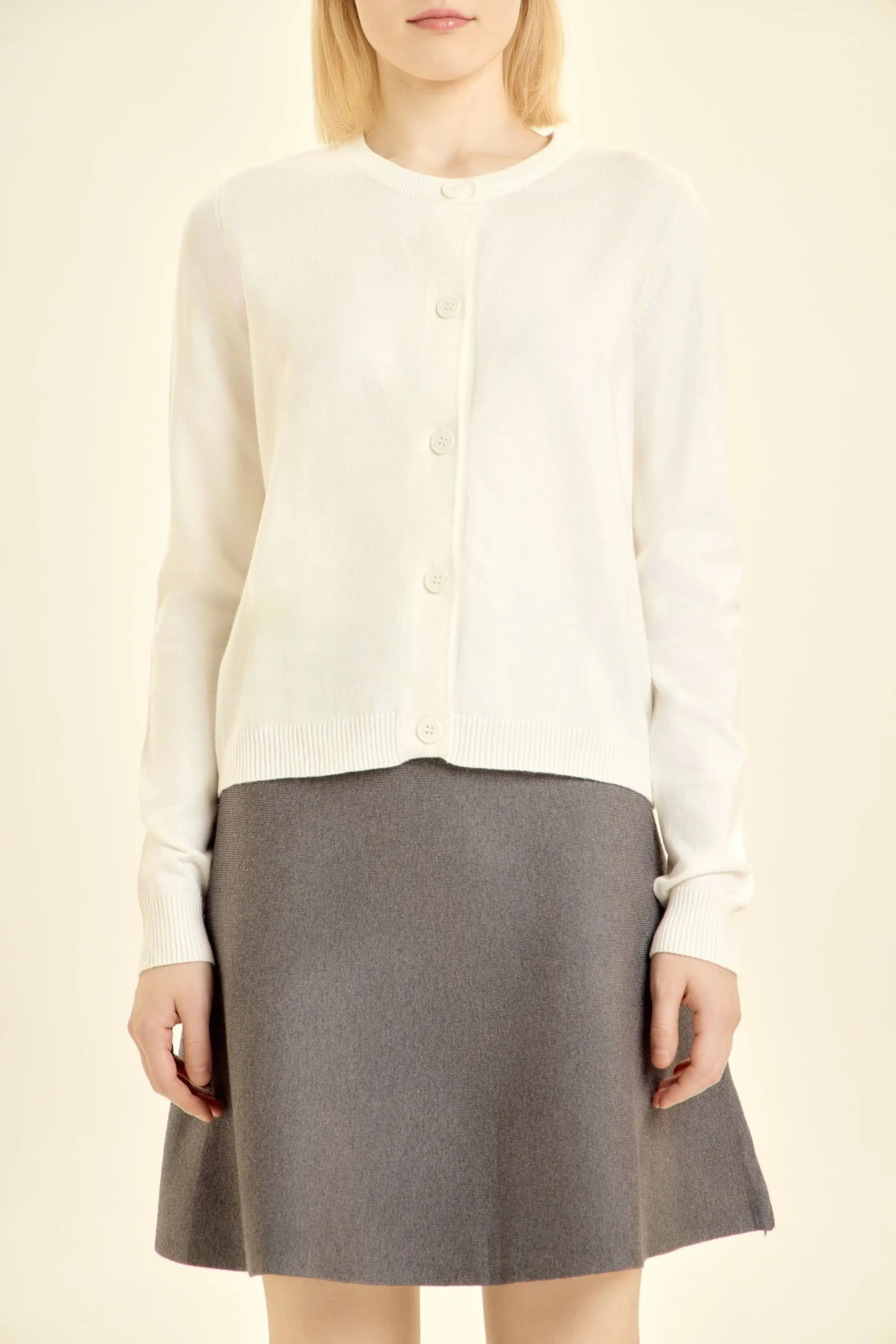 Кардиган белый для женщин 46231-4 50