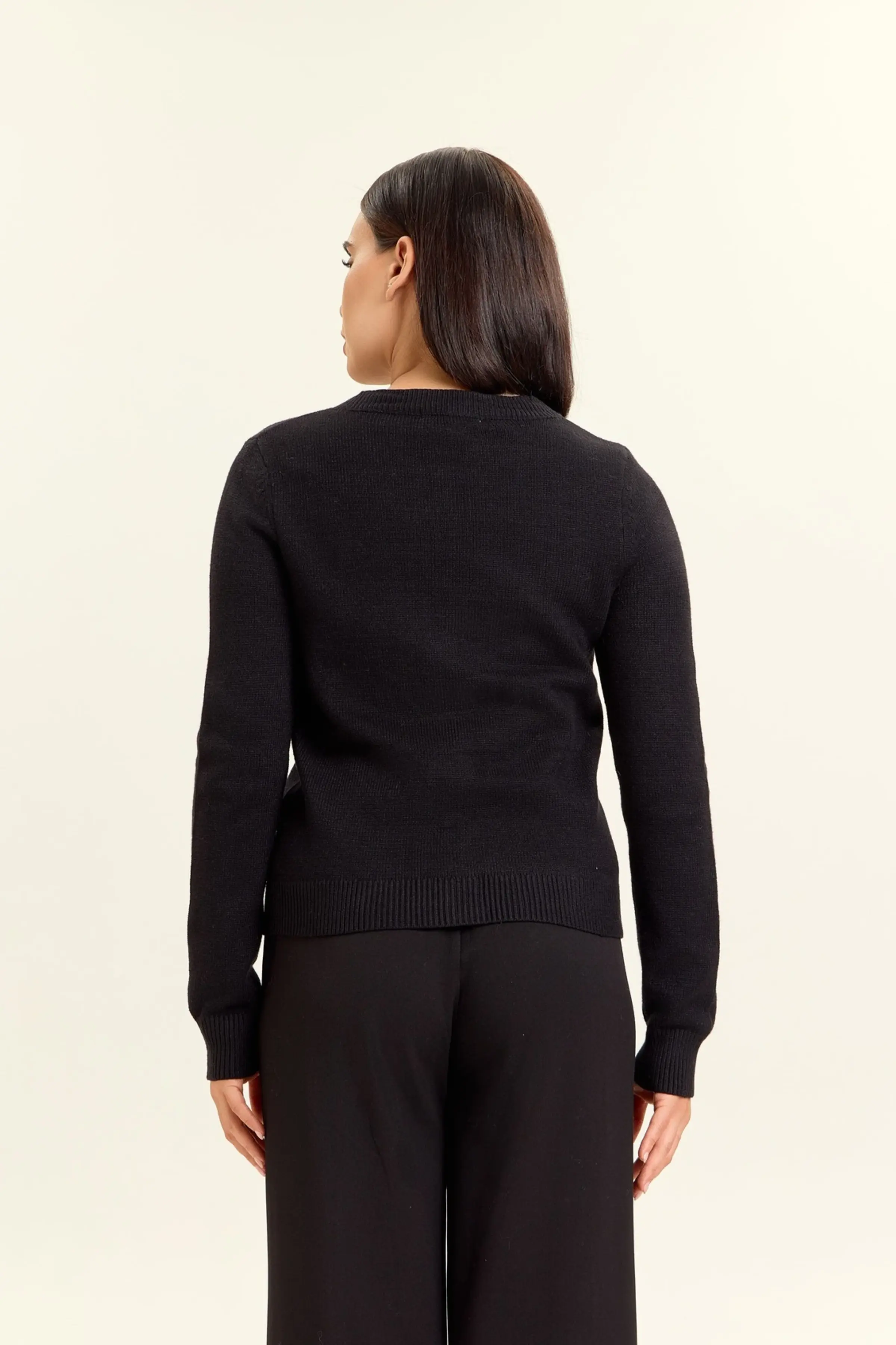 Кардиган черный для женщин 47140-1 50