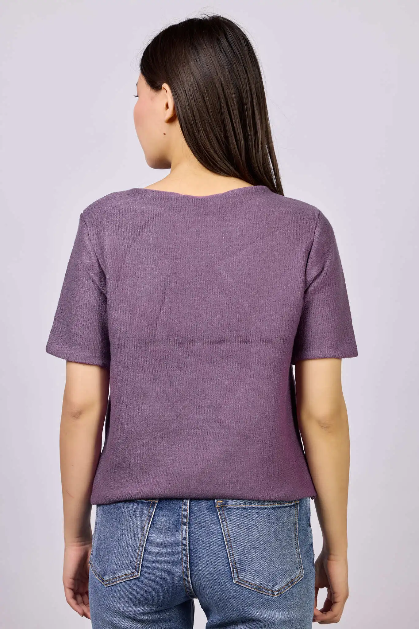 Джемпер коричневый для женщин 42136-13 60