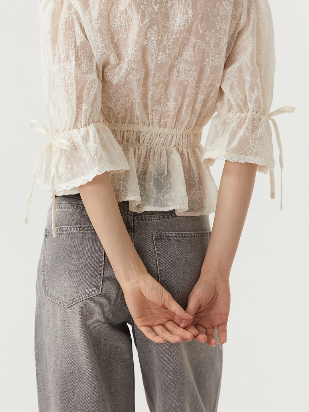 Джинсы серый для женщин 48288-61 74