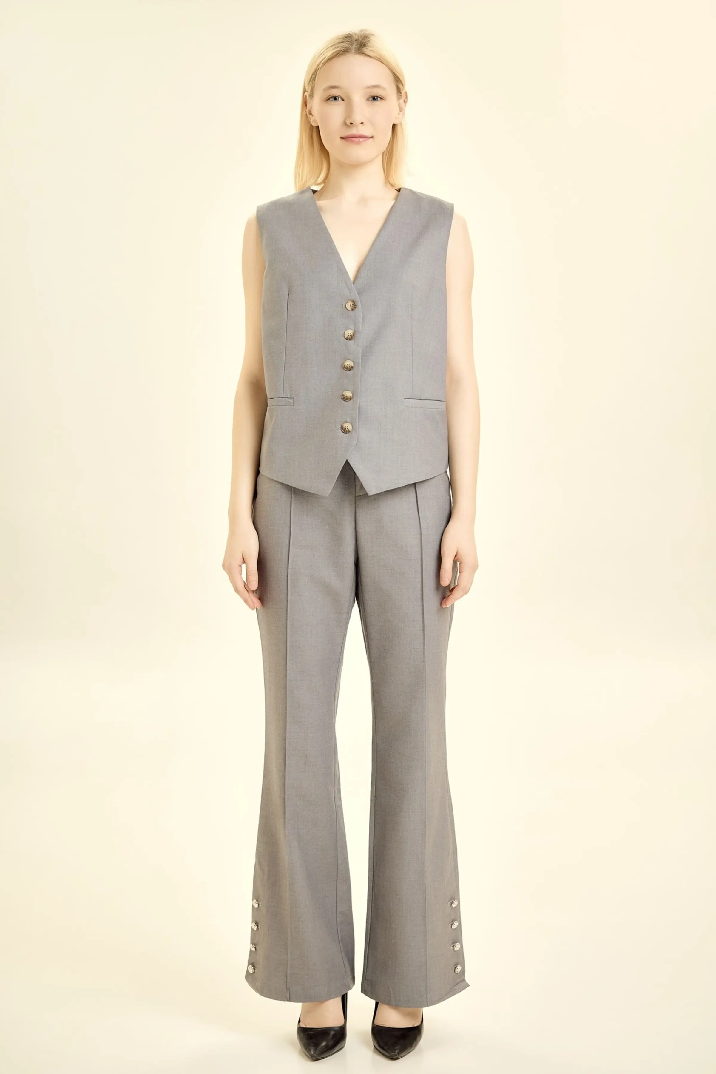 Жилетка серый для женщин 46135-61 68