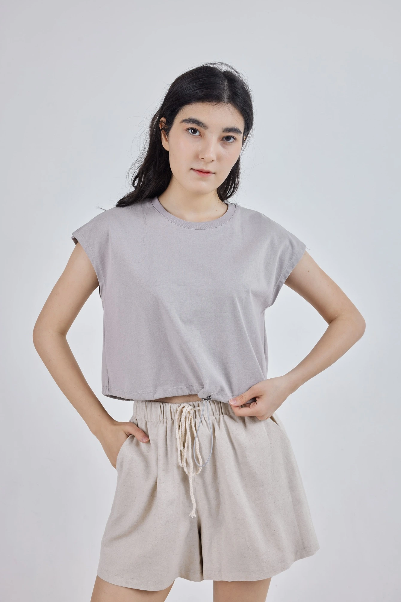 Футболка серый для женщин 41279-61 67