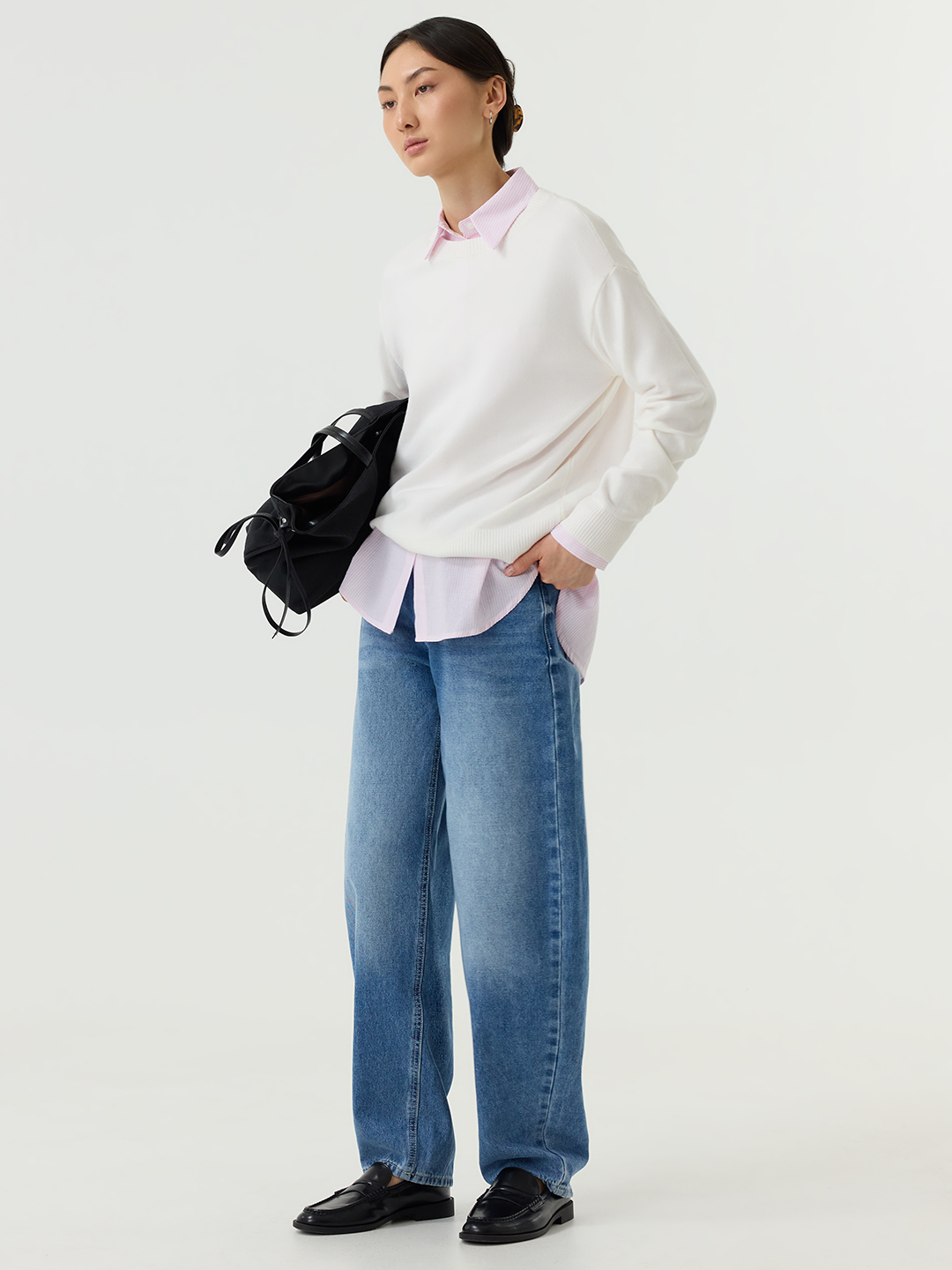 Джемпер белый для женщин 48103-4 60