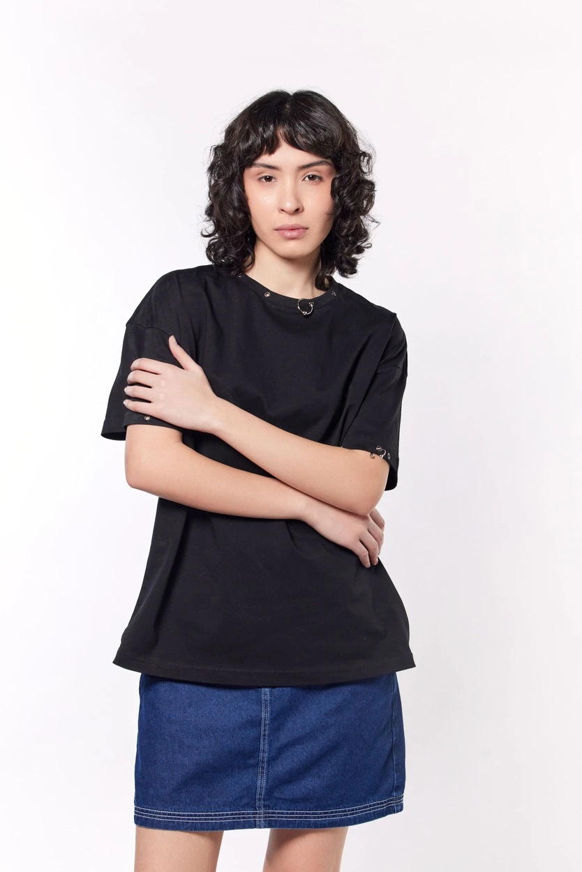 Футболка черный для женщин 44272-1 67