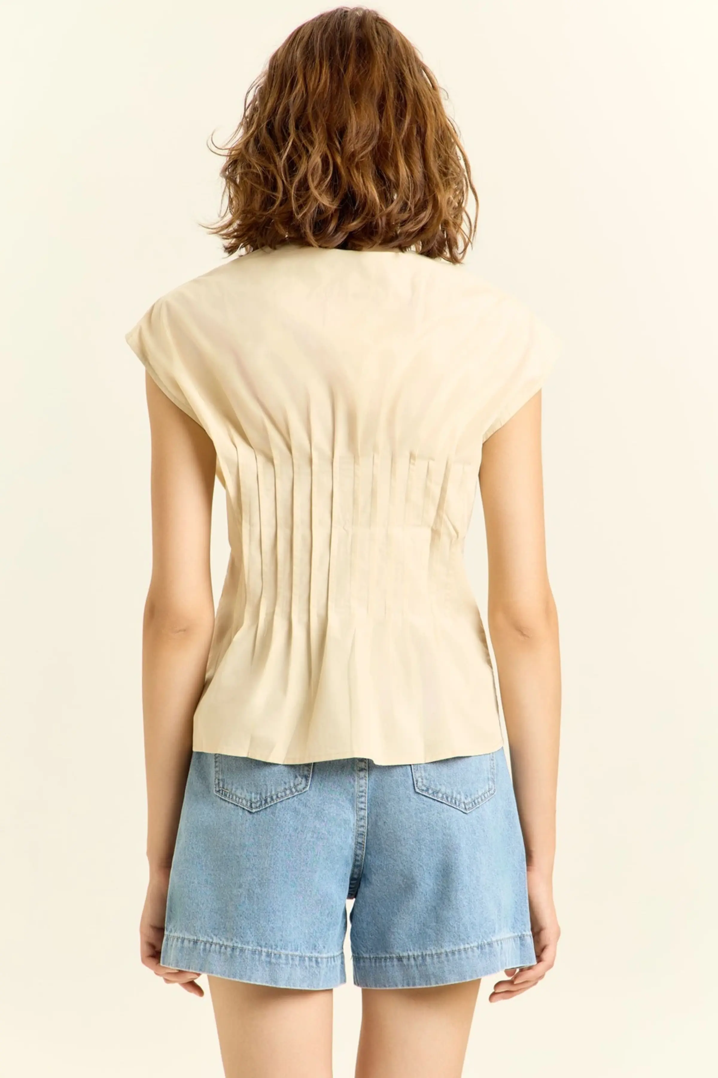 Блузка бежевый для женщин 45115-15 28